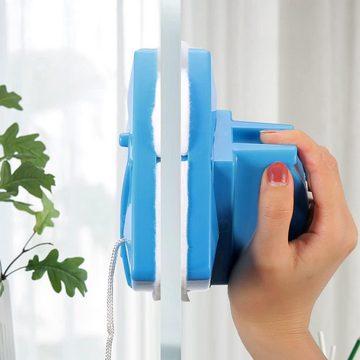 Lubgitsr Wasserabzieher Doppelseitiger Glaswischer Magnetische Fensterreiniger verstellbares