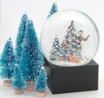 MINIUM-Collection Schneekugel Schneekugel Weihnachtsbaum schmücken PURE-Line schwarz 100mm breit