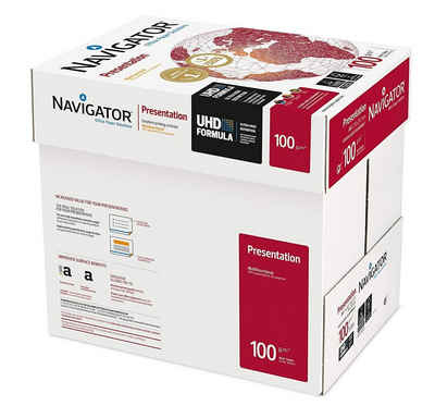 NAVIGATOR Drucker- und Kopierpapier Navigator Presentation 100g/m² DIN-A4 - 2500 Blatt weiß