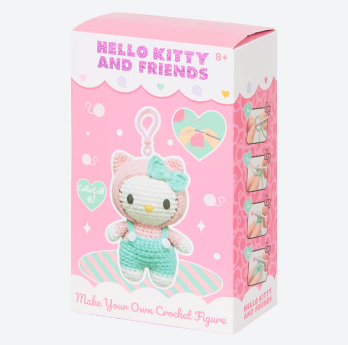 Hello Kitty Schlüsselanhänger Hello Kitty Häkelset (1-tlg)