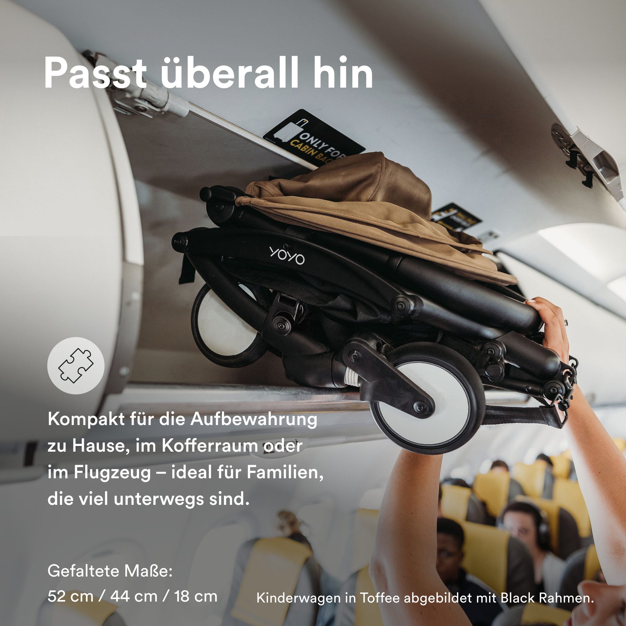 Stokke Kinder-Buggy YOYO3 Kinderwagen ab 6 Monaten, Leicht & kompakt - Handgepäck-kompatibel