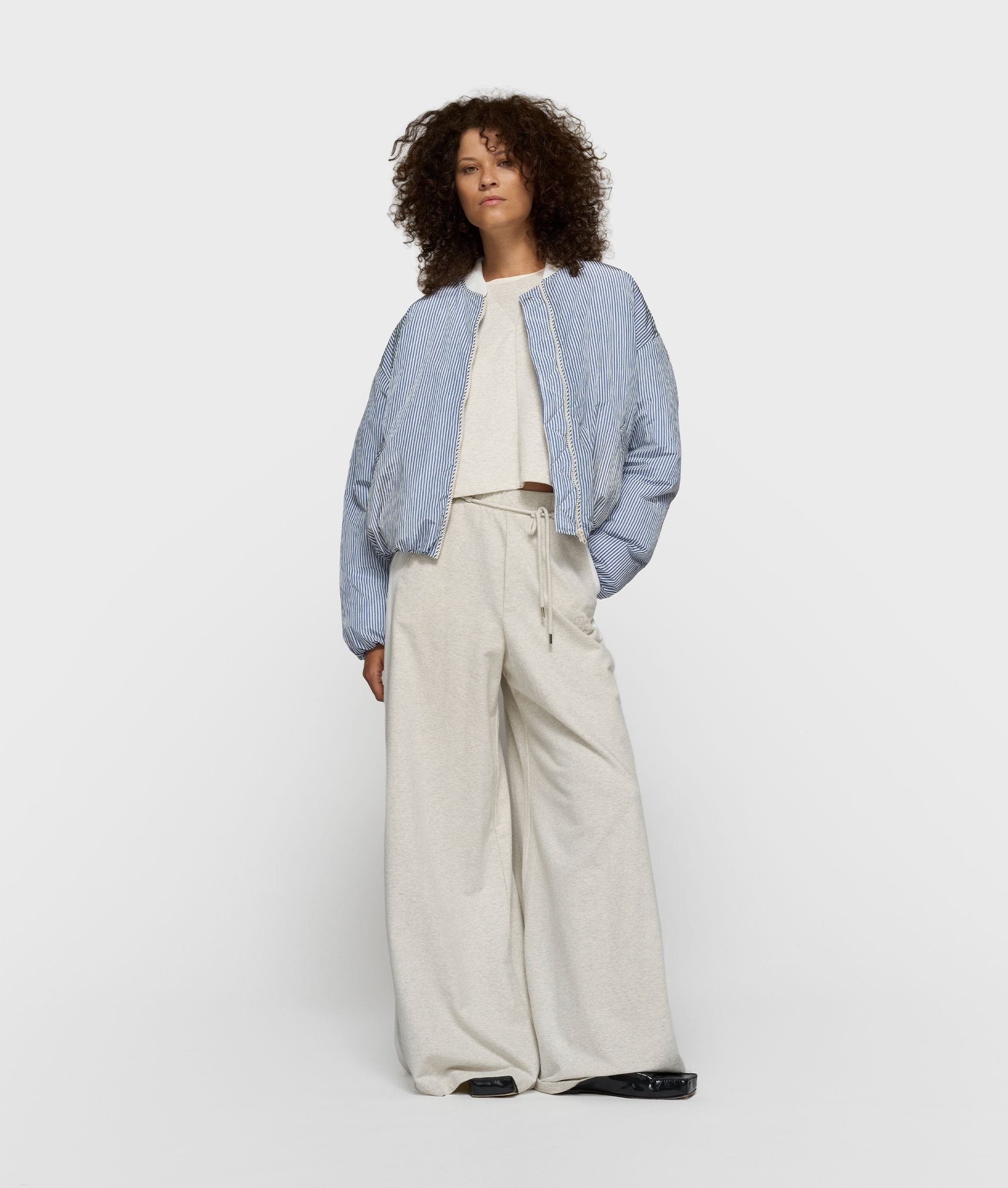 10DAYS Sweater shoulder gathering tee