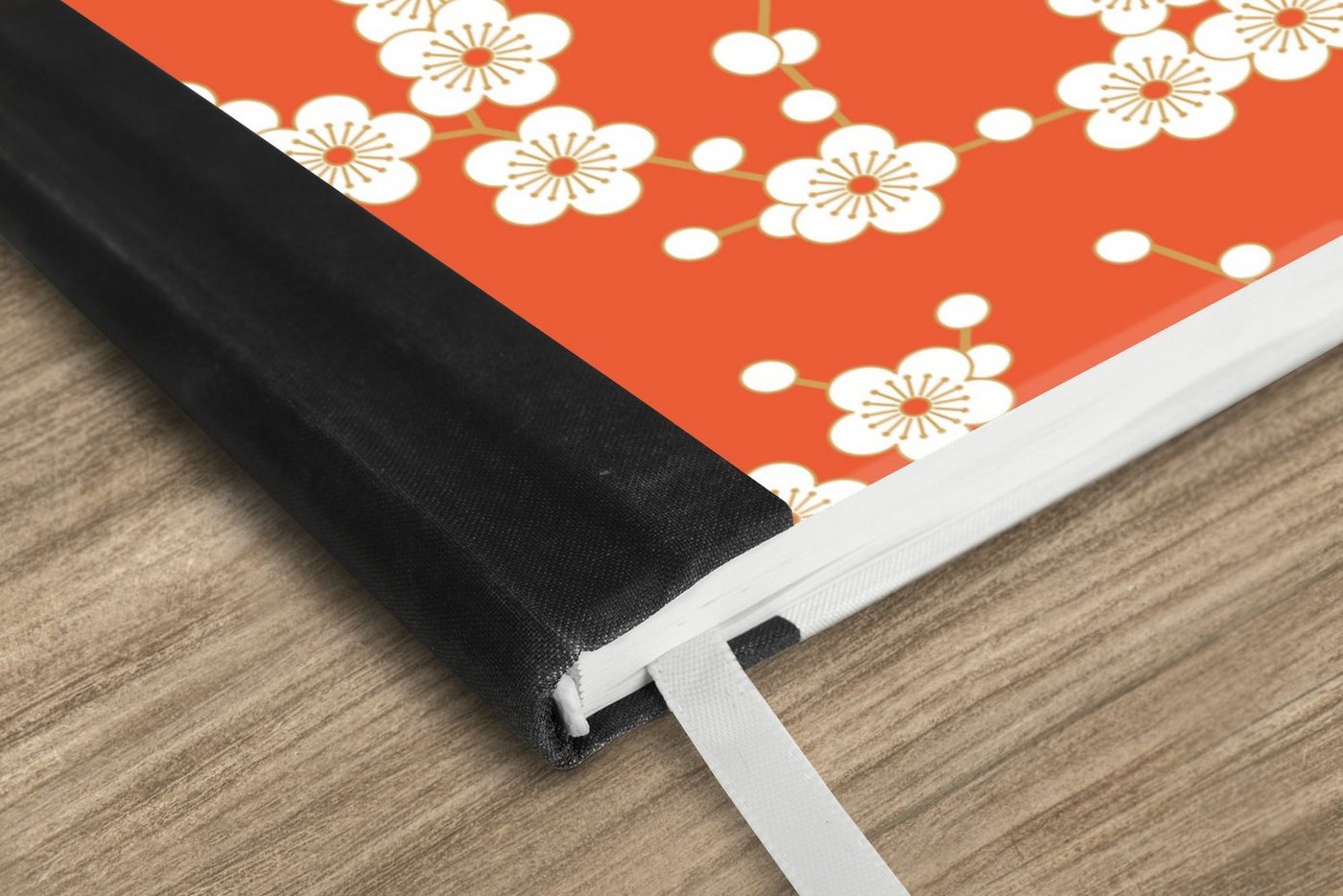 Thumbnail - MuchoWow Notizbuch Sakura - Blumen - Muster - Japan, Notebook, Notizblock a5, Tagebuch, Journal Liniert