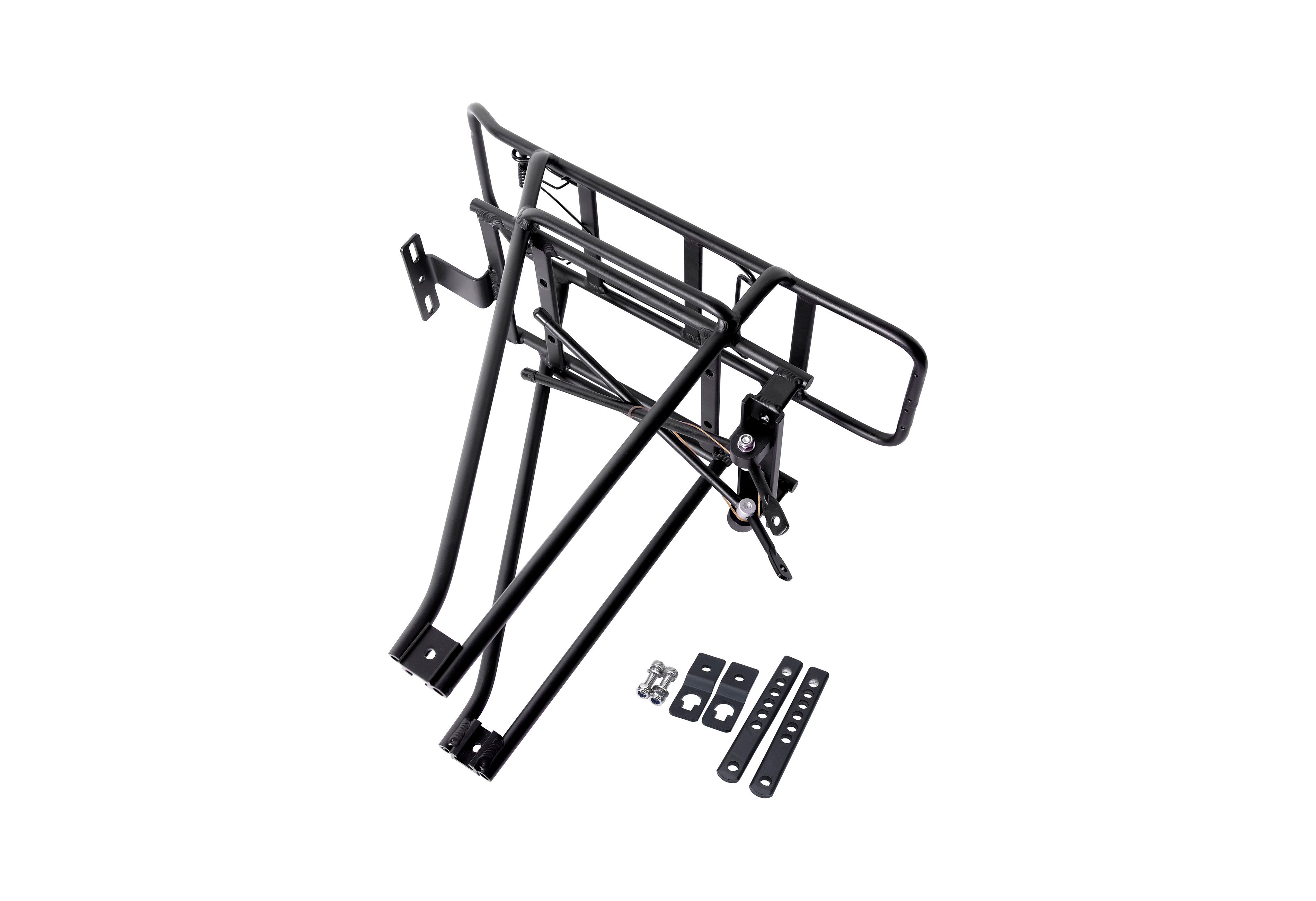 PowerSmart Fahrrad-Gepäckträger 406.6202536928 LEB36HS92B (Fahrrad Gepäckträger Sitz für Elektrofahrrad McKenzie, Montana, MIFA, PfauTec, Raleigh, 700c 28", schwarz)