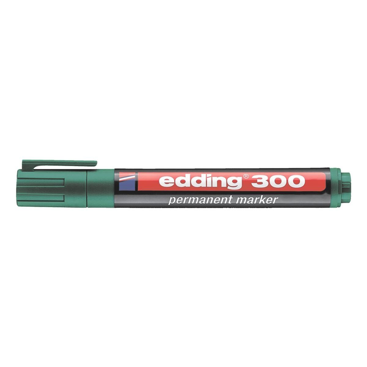 edding Permanentmarker und wisch- 300, wasserfest grün