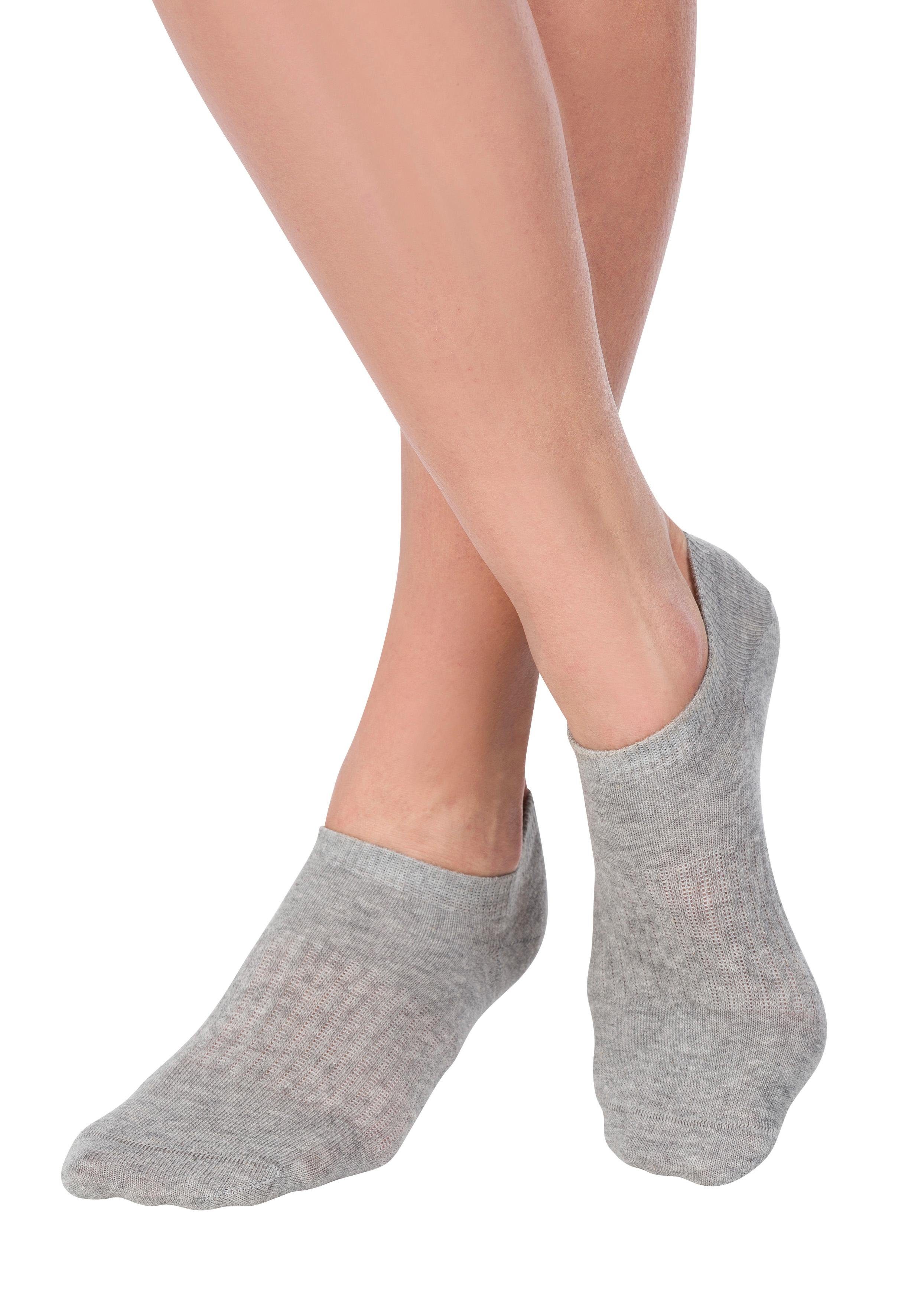 LASCANA ACTIVE Sneakersocken (Packung, 7-Paar) mit Mittelfußgummi