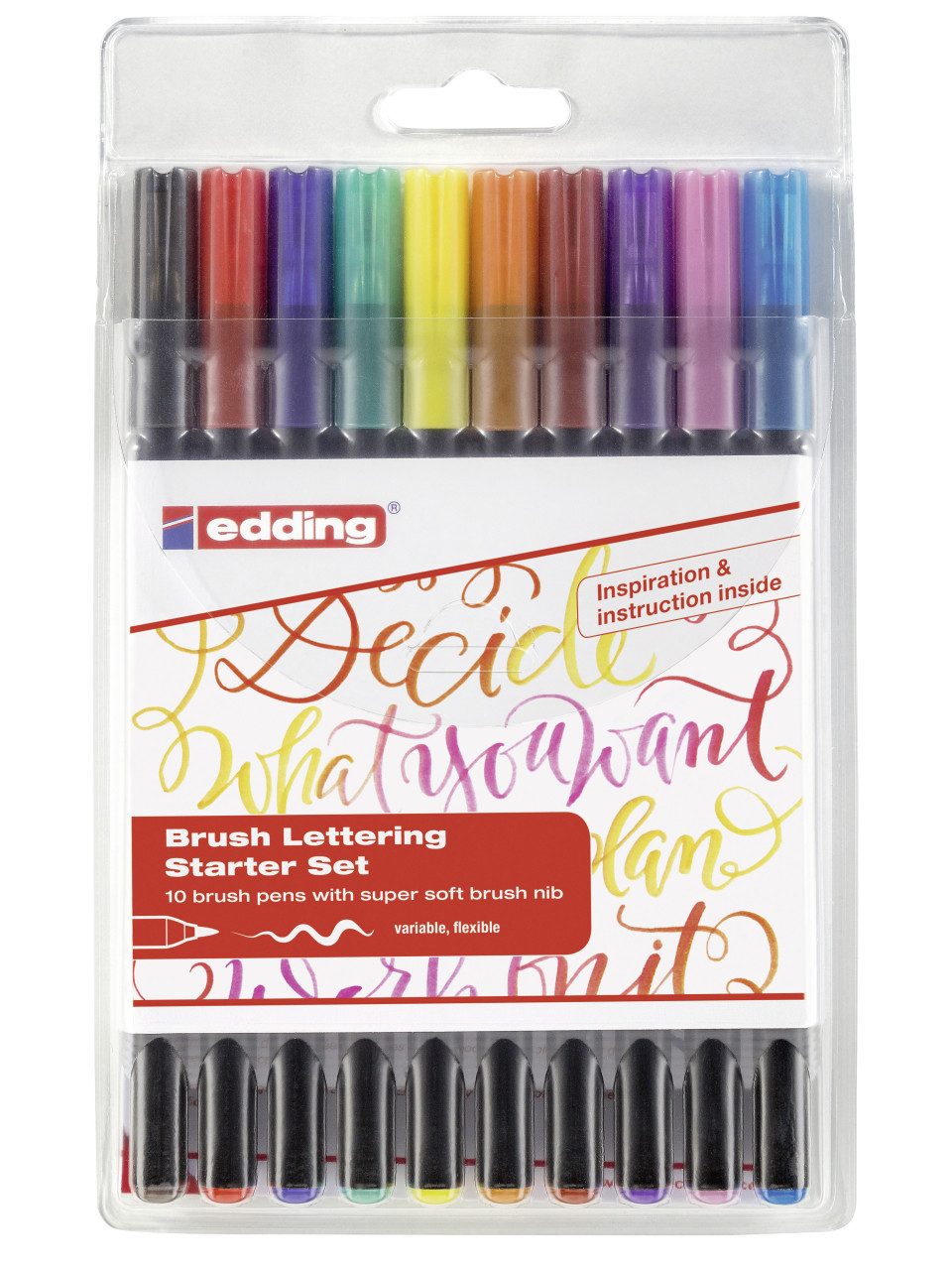 Filzstift edding 1340 Brushlettering Starter 10er Set 1 - 3