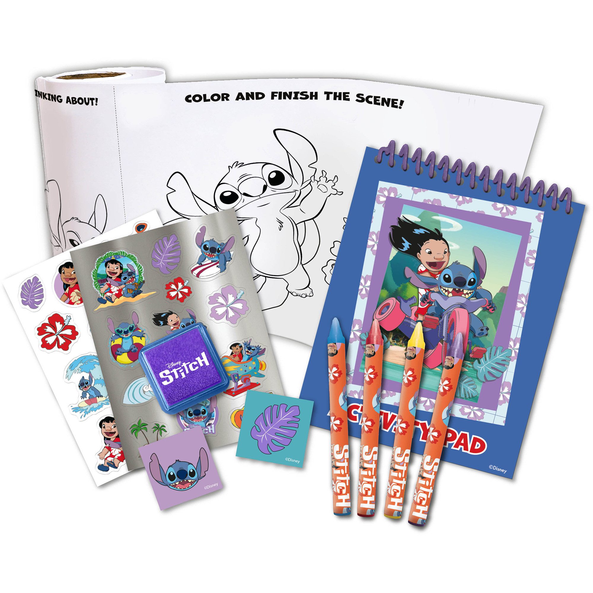 Just Play Malvorlage Just Play Lic Creativity Case - Stitch, Basteln