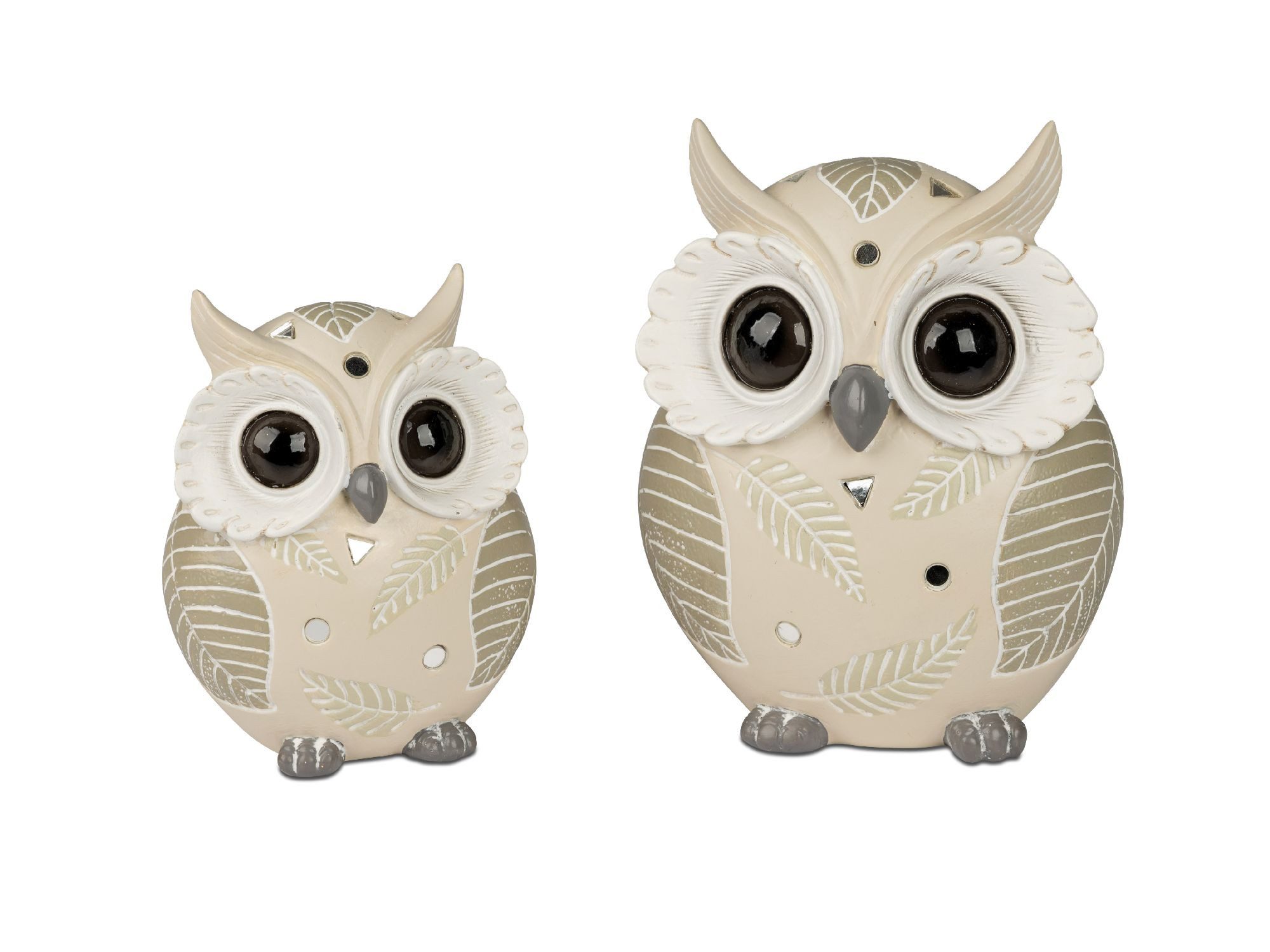 formano Dekofigur Creme, Höhe: 15cm, Farbe: Creme, Motiv: Eule günstig online kaufen