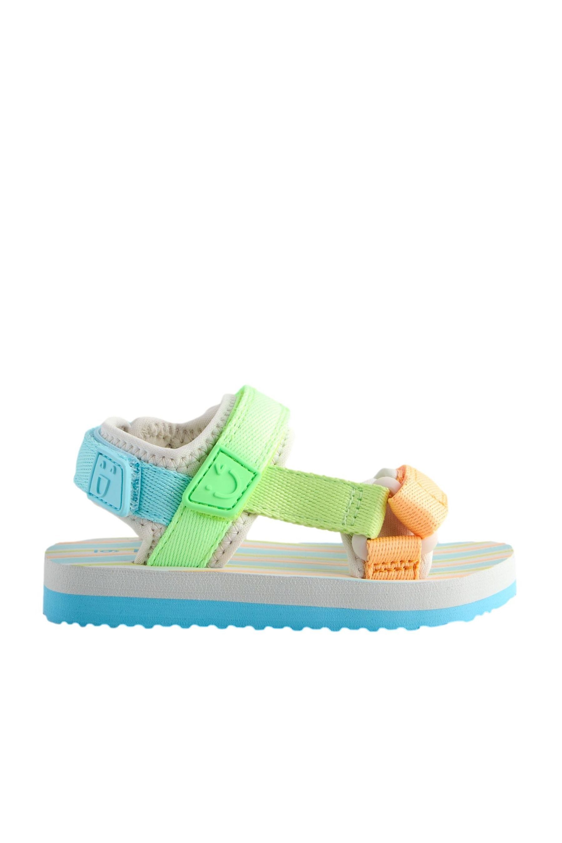 Trekker-Sandalen mit Klettriemen, weite Passform Sandale