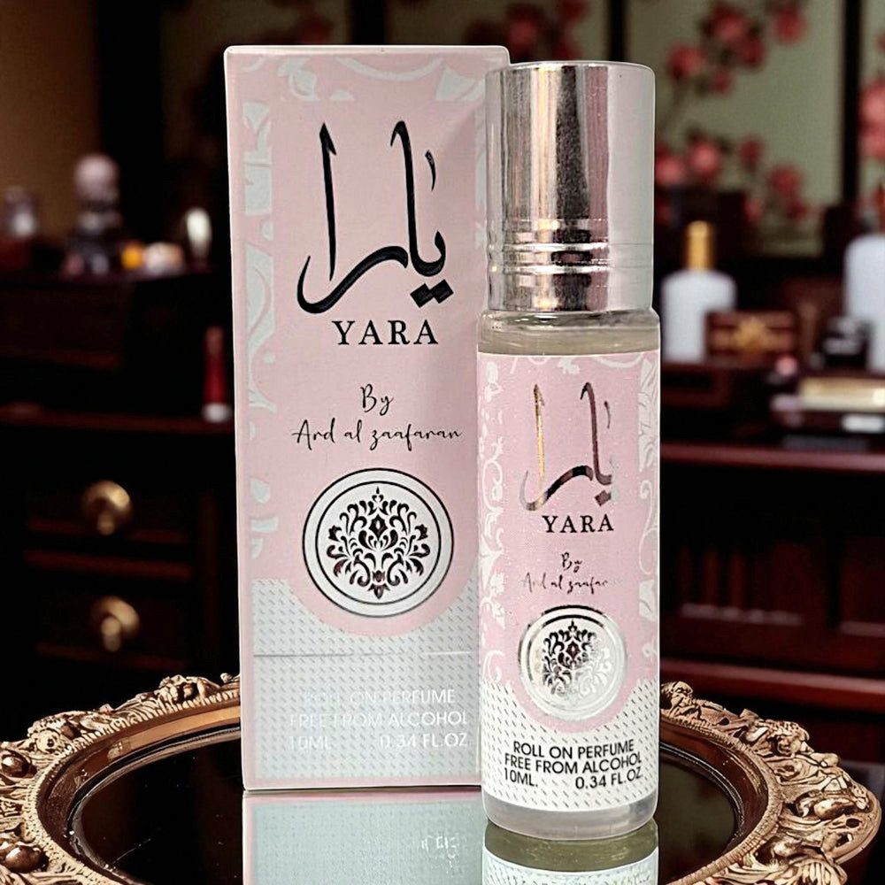 Ard Al Zaafaran Öl-Parfüm Yara Parfümöl Orientalischer Roll-On Duftöl 3x10ml=30ml + 1 Gratis