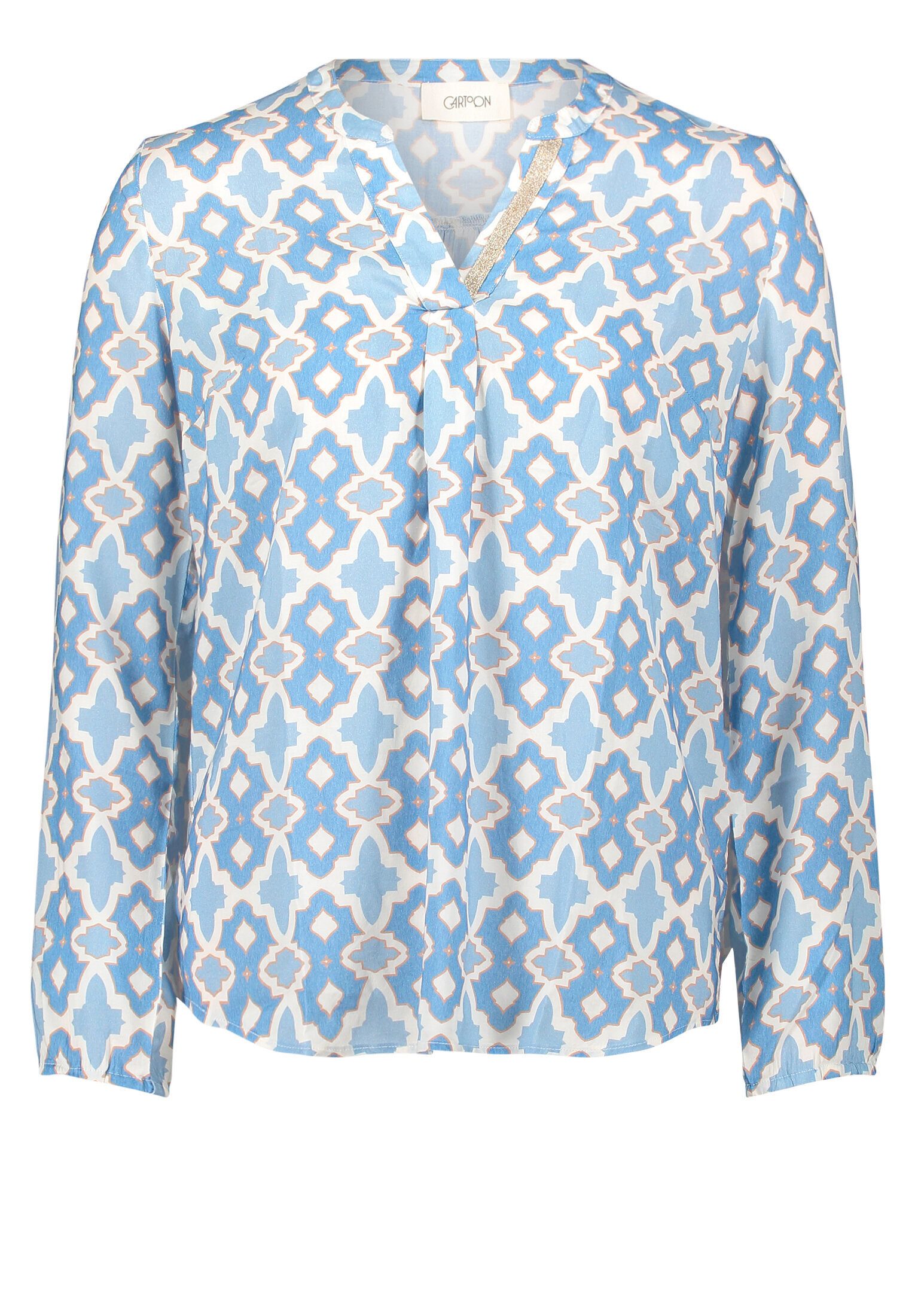 Cartoon Shirtbluse Damen mit Muster