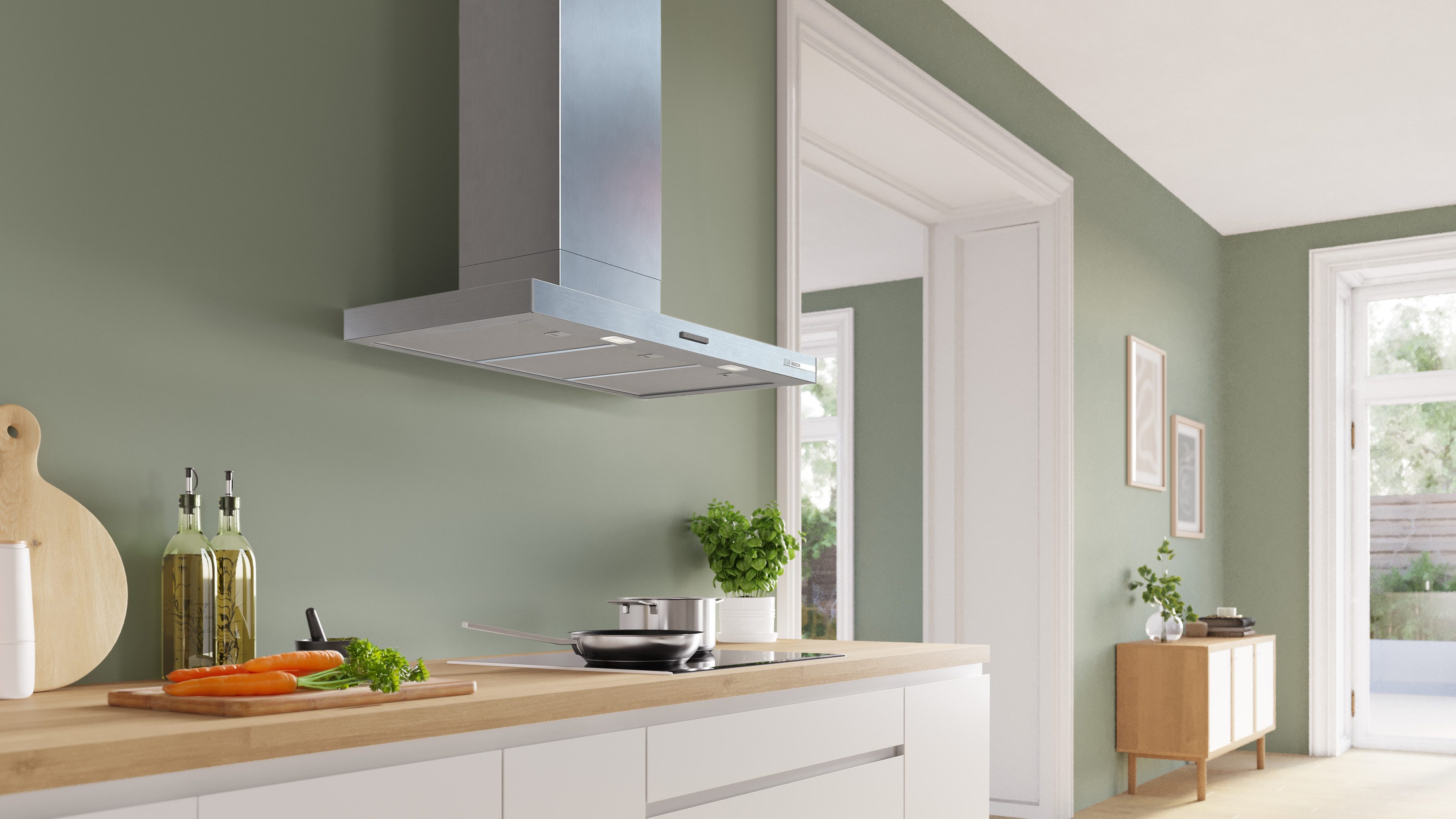 BOSCH Wandhaube DWB93BC30 Serie Serie 2 Einfache Tastensteuerung & langlebiges Dual Filtersystem – Bild 5 von 5