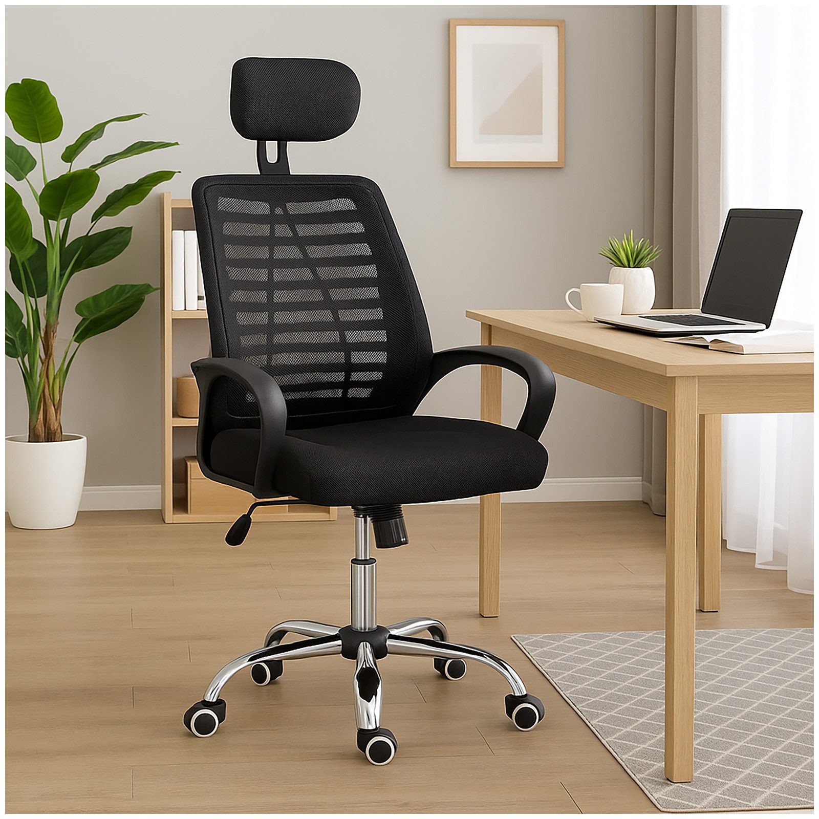 HTI-Living Drehstuhl Drehstuhl mit Kopfstütze Terry (Stück, 1 St), Bürostuh günstig online kaufen