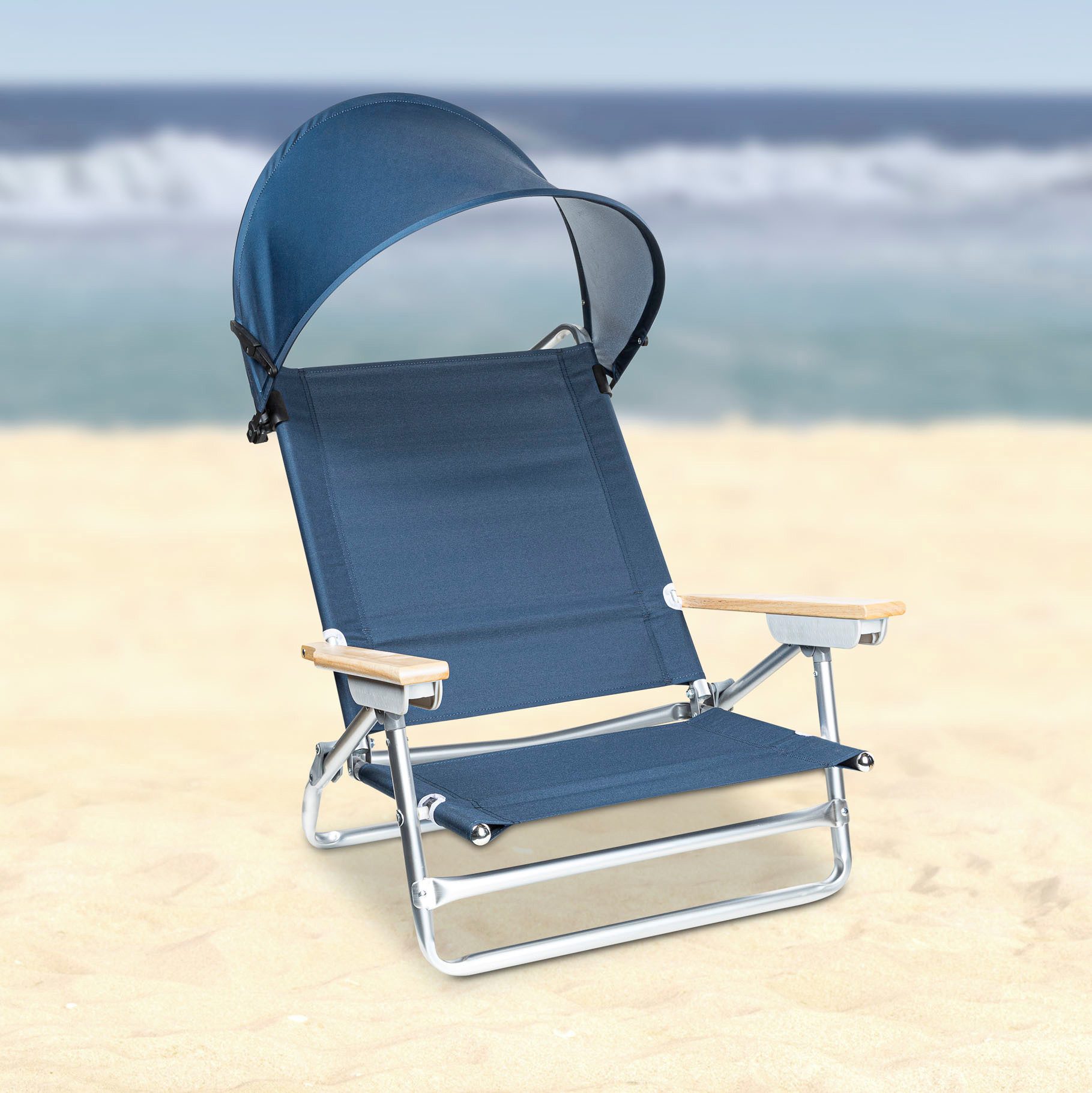 GartenHero Campingstuhl Strandstuhl Sonnenschutz Campingstuhl Anglerstuhl günstig online kaufen