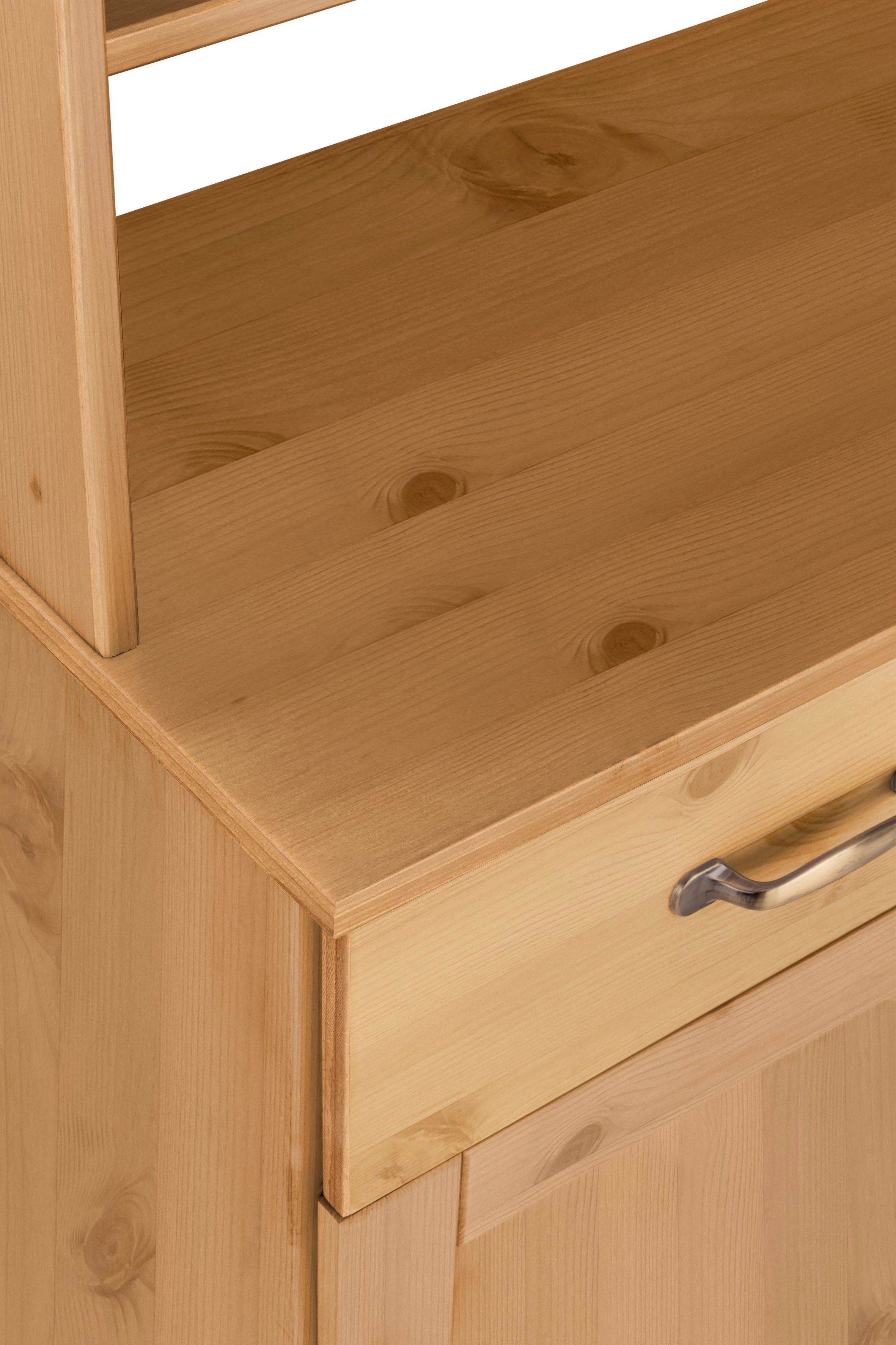 Home affaire Küchenbuffet Alby Breite 85 cm, 2 Glastüren