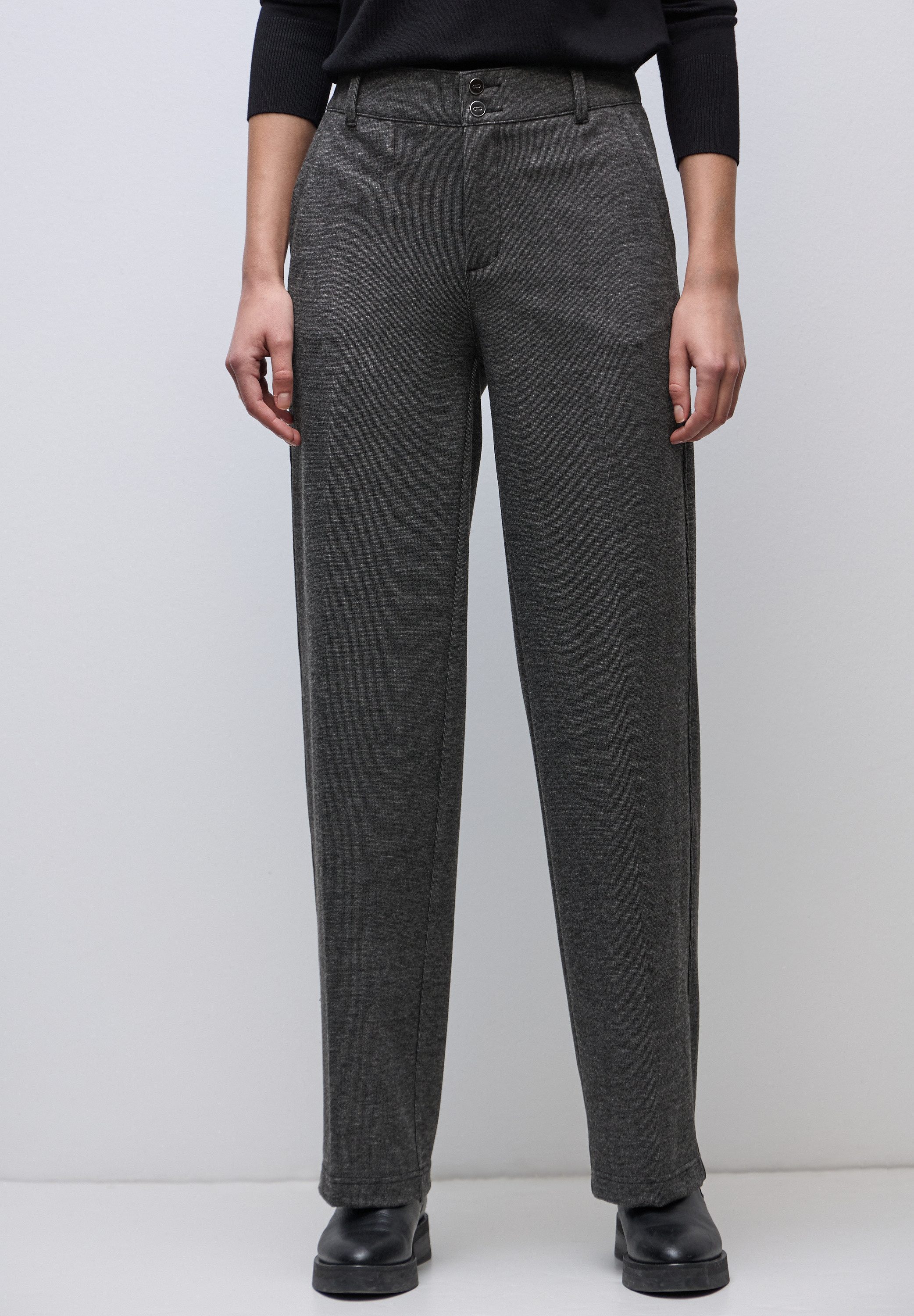 STREET ONE Stoffhose High Waist günstig online kaufen