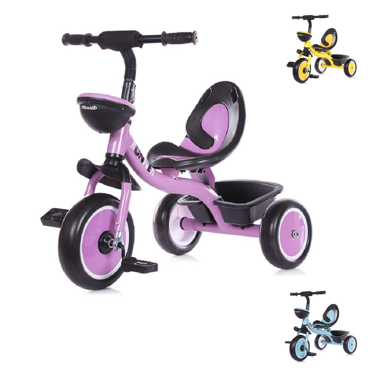 Chipolino Dreirad »Dreirad Runner«, ab 3 Jahren, Pedale, Frontkorb, maximale Traglast 25 kg