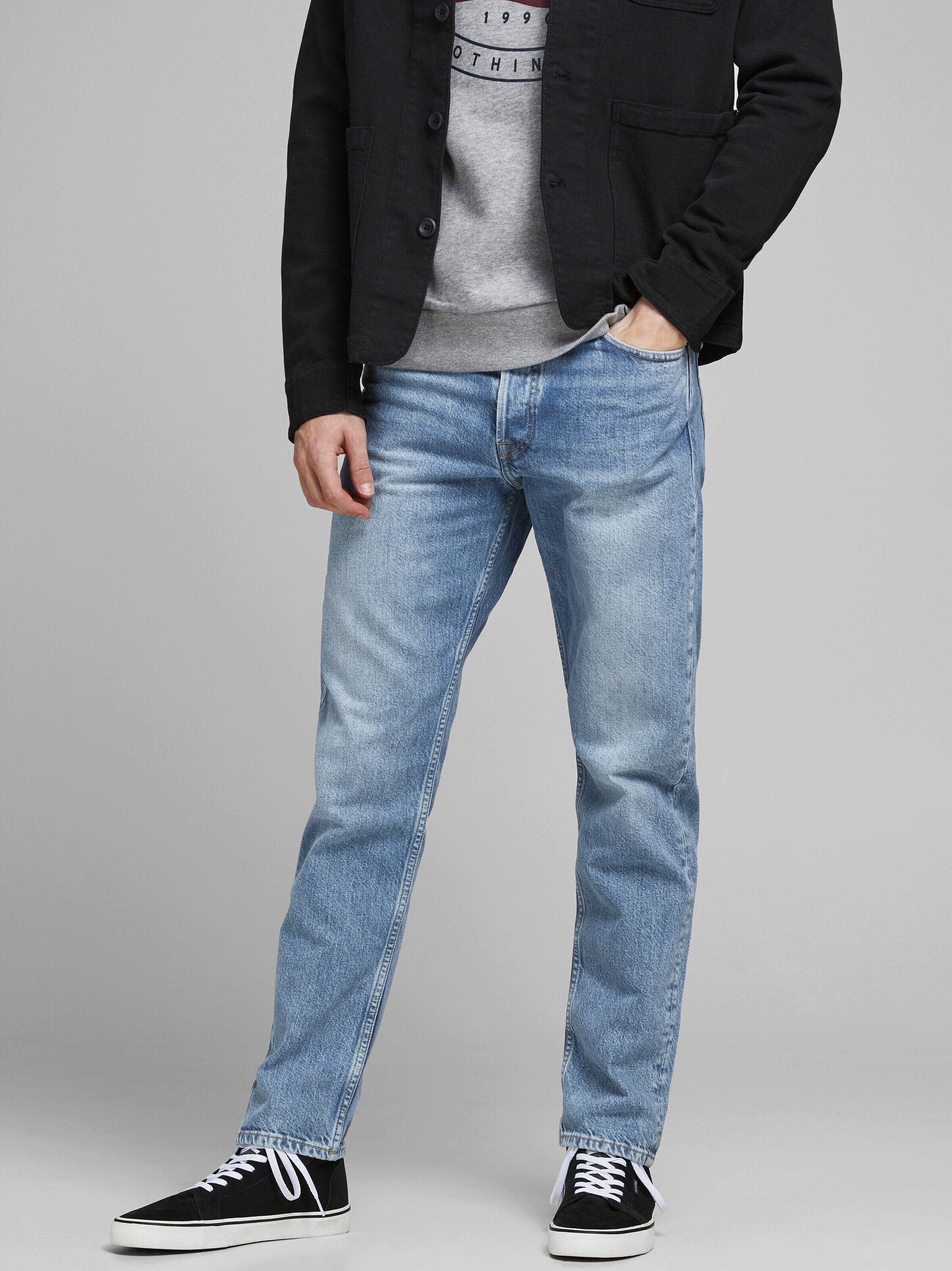 Jack & Jones PlusSize Regular-fit-Jeans JJIChris JJOrignial (1-tlg) Plain/o günstig online kaufen