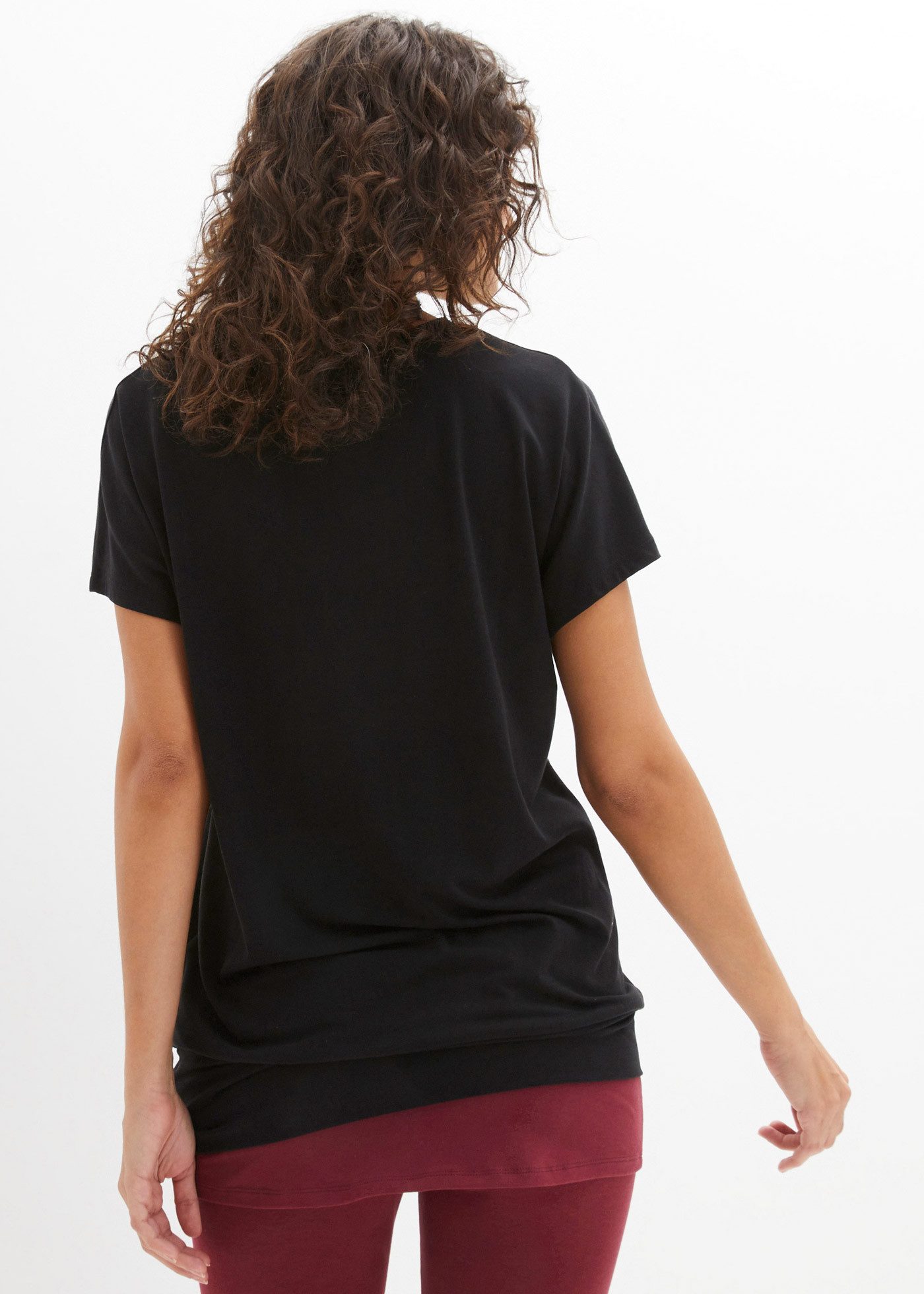 bonprix T-Shirt Oversize Passform, Loose Fit, breites Bündchen