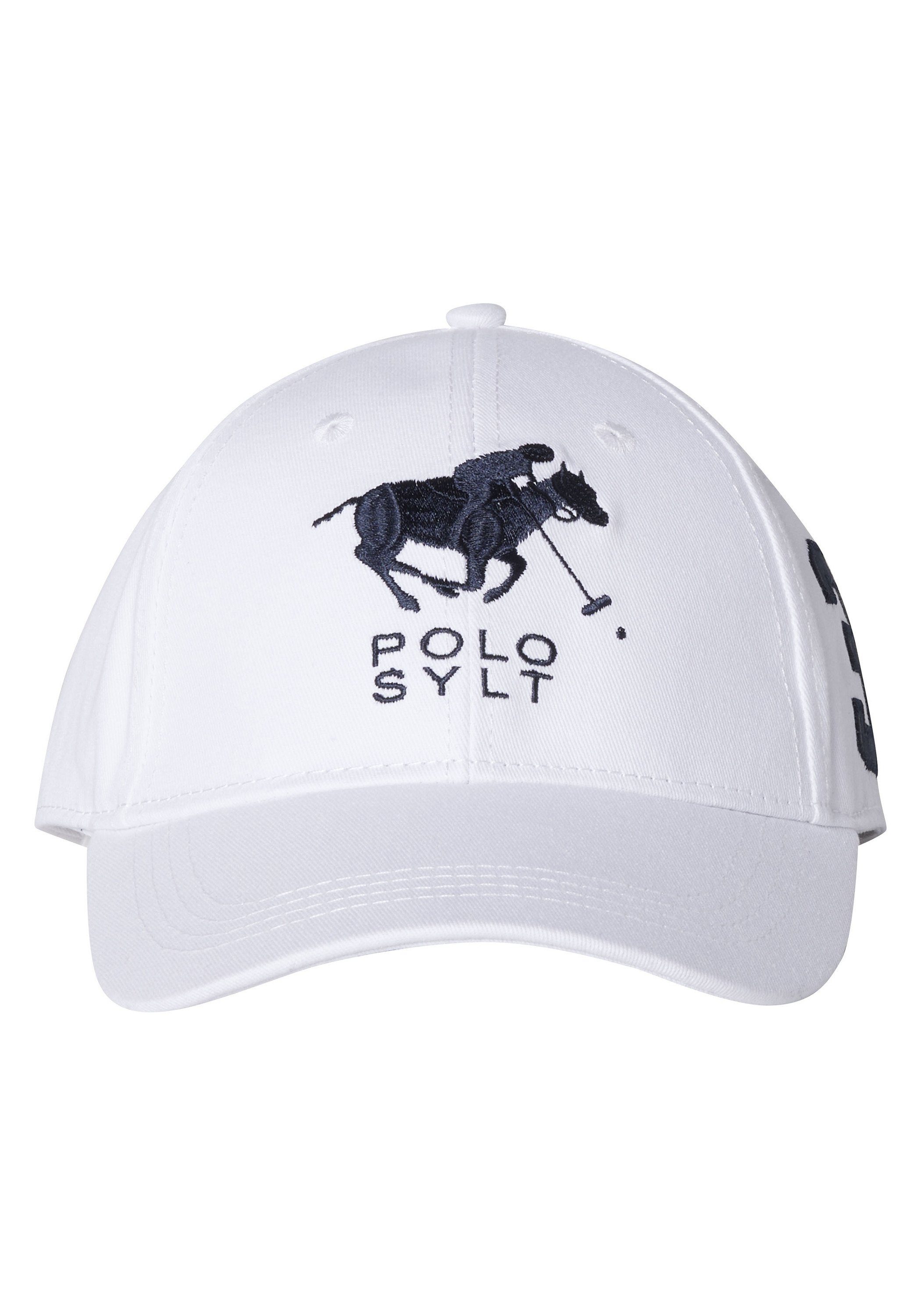 Polo Sylt Baseball Cap im Blue 1048 Dif Wht/Dk Label-Design