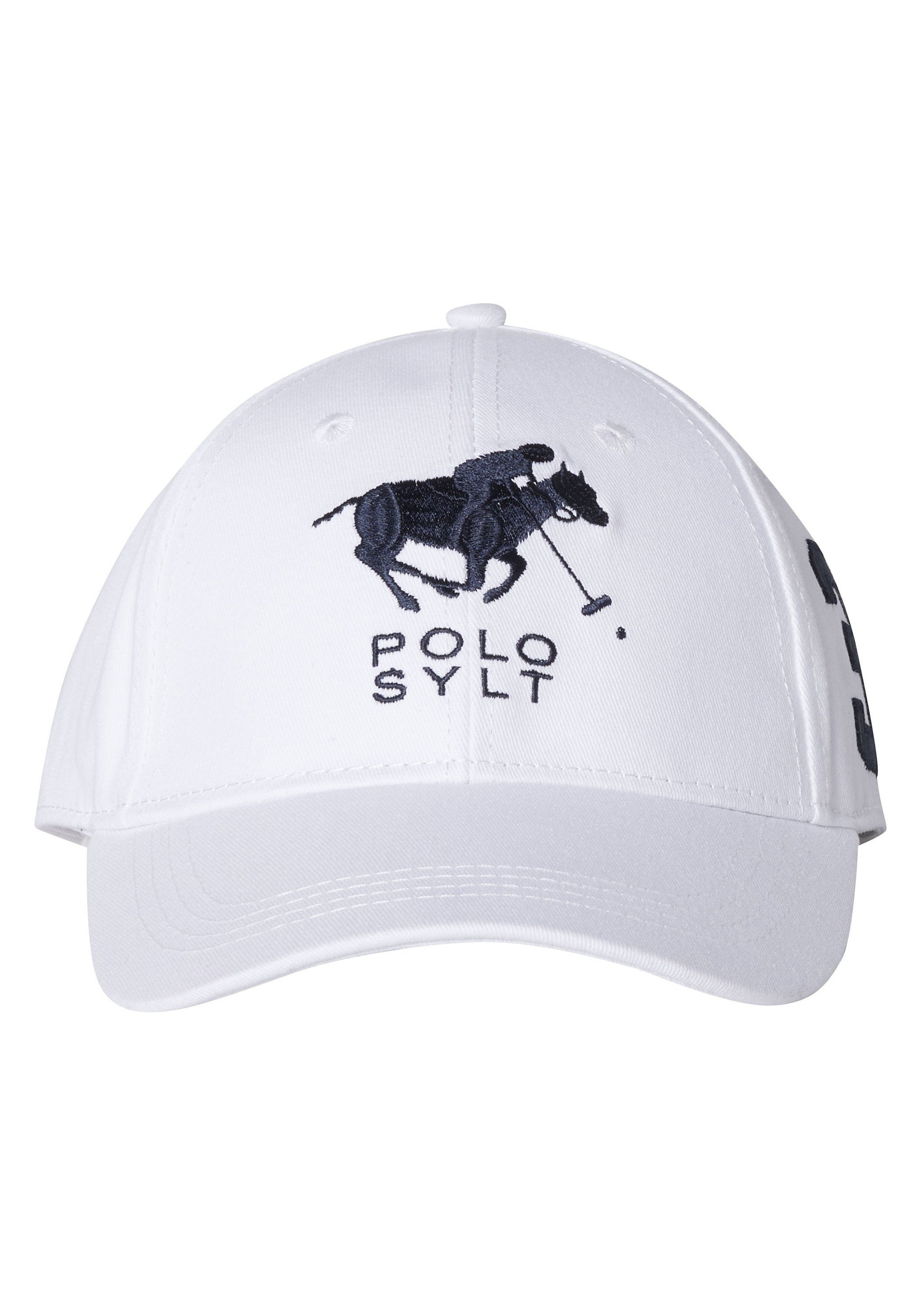 Cap Dif 1048 Blue im Wht/Dk Polo Baseball Sylt Label-Design