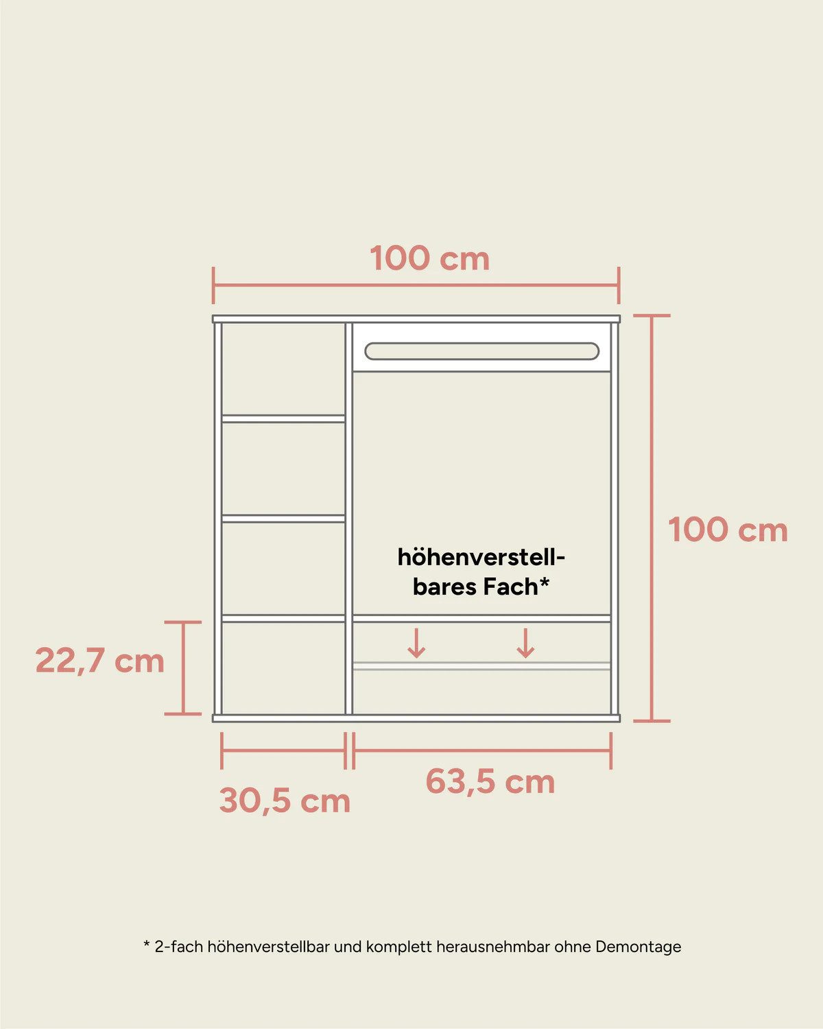 Ehrenkind Kinderkleiderschrank Montessori, Kiefer Natur, hochwertiges günstig online kaufen