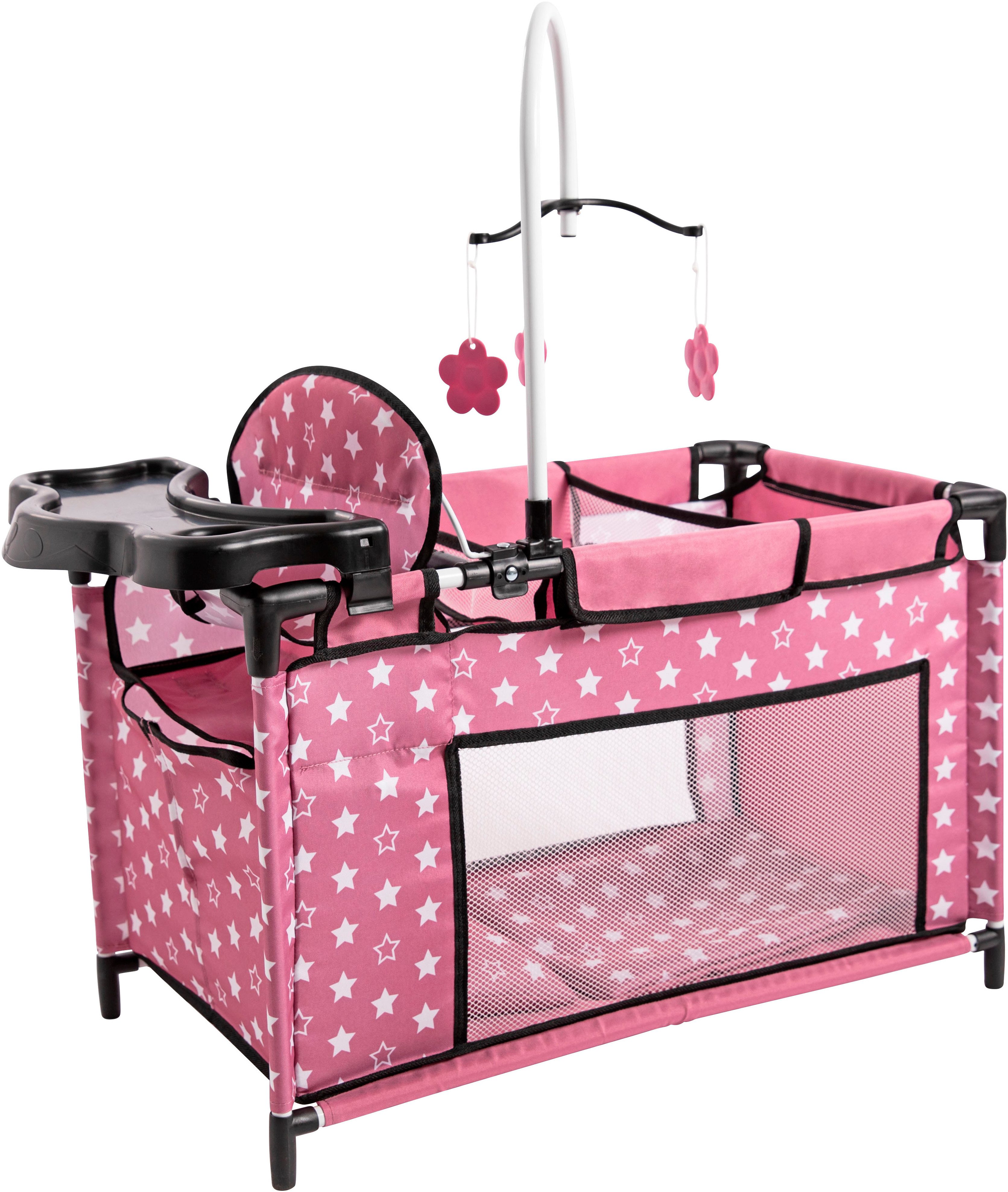 Bayer Puppenbett Multibett, mit integriertem Hochstuhl, Wickelablage und Mo günstig online kaufen