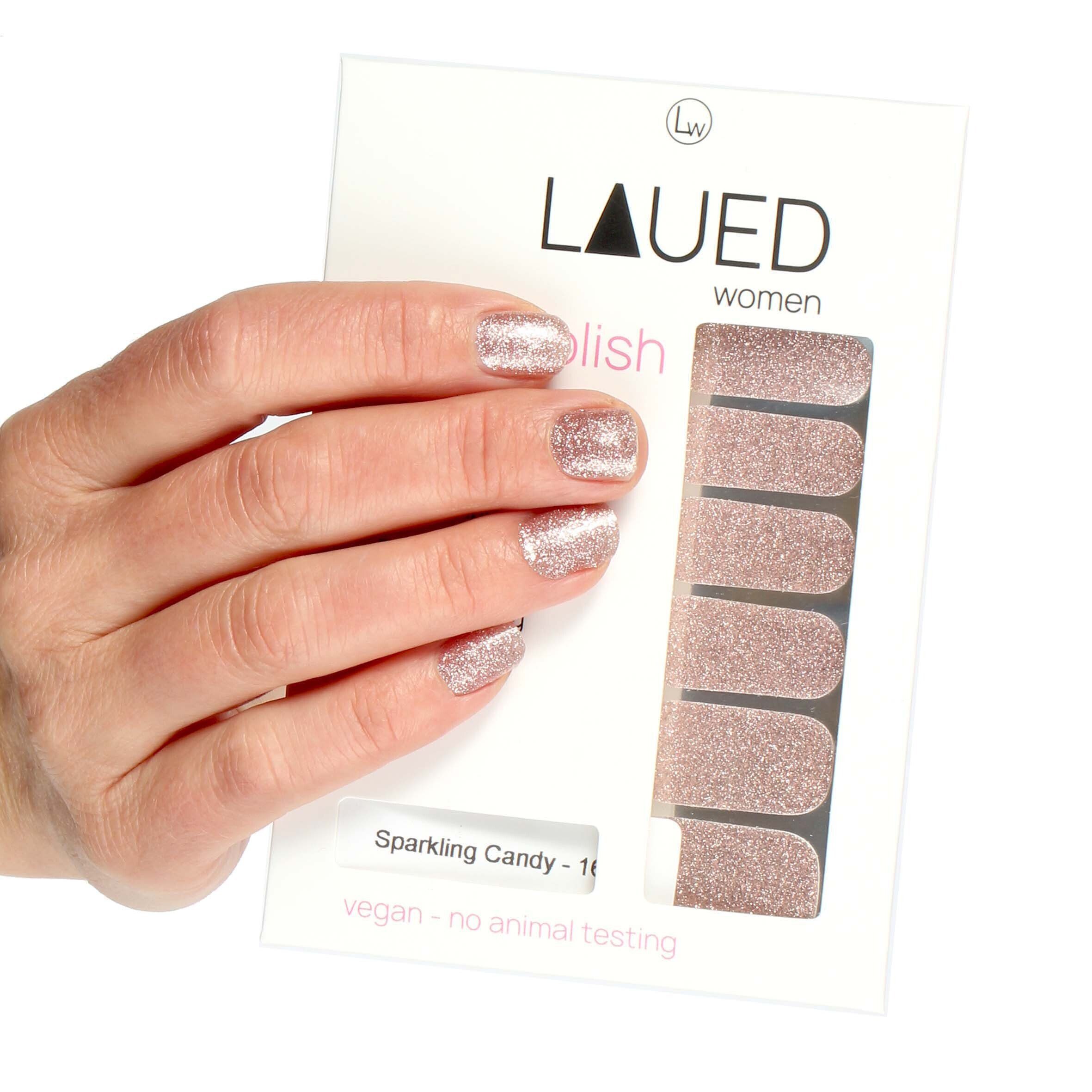 LAUED Nagellack solid glitter, aus zertifizierter Produktion (SGS / SEDEX) und  Material (FSC)