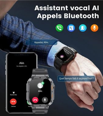 Lige Smartwatch, Herren Premium Smart Watch Schrittzähler Fitness Tracker iOS Android