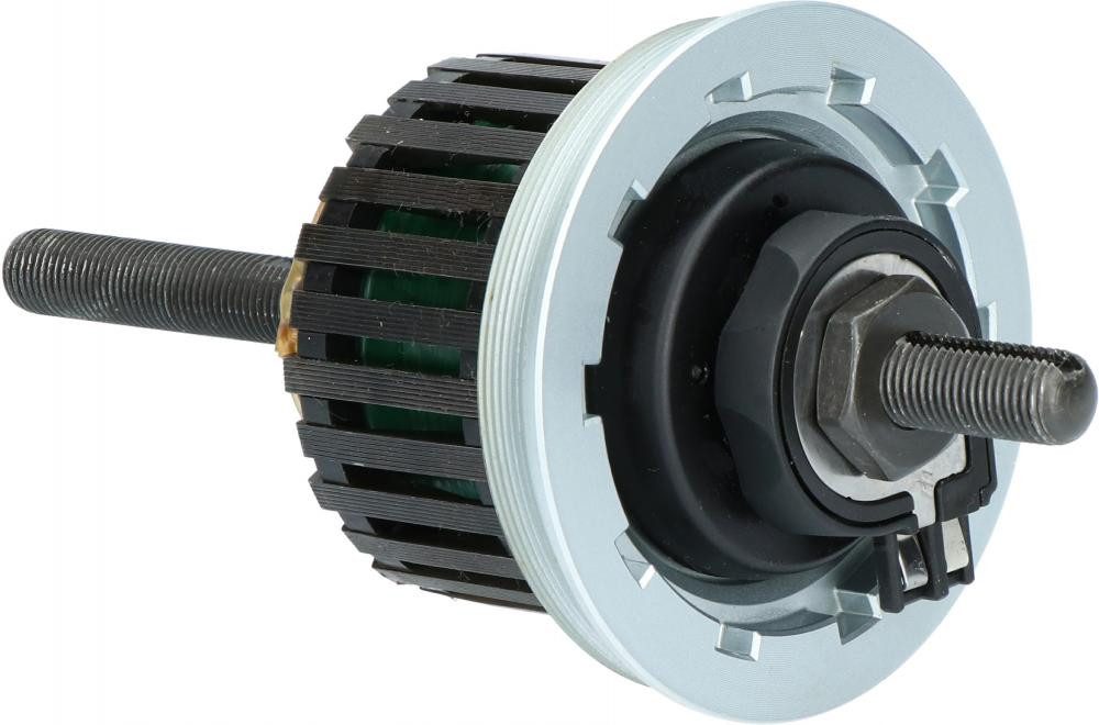 Shimano Hinterradnabe SHIMANO Dynamoeinheit DH-C6000-3R-NT - 140 mm, 6000-3, Silber