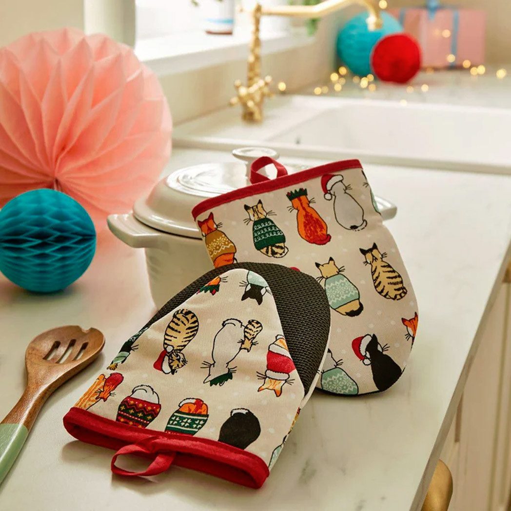 Ulster Weavers Topfhandschuhe Cats in Waiting Christmas, (Set, 2-tlg., 2-te günstig online kaufen