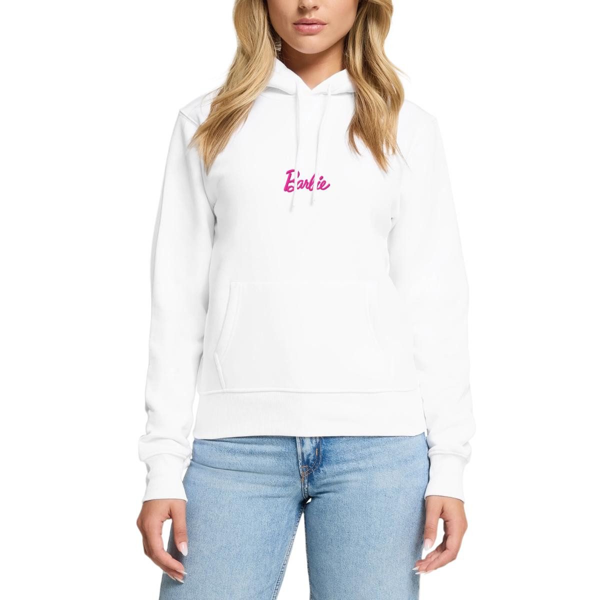 Spreadshirt Hoodie Barbie Logo Stick Geschenkidee Damen Premium Hoodie (1-tlg)