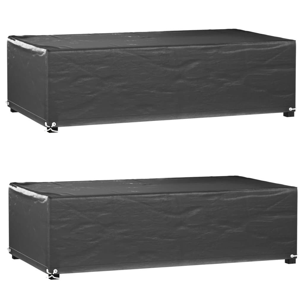vidaXL Gartenmöbel-Schutzhülle 125 x 70 x 35 cm Gartenmöbel-Abdeckungen 2 Stk 8 Ösen 125x70x35 cm Rec