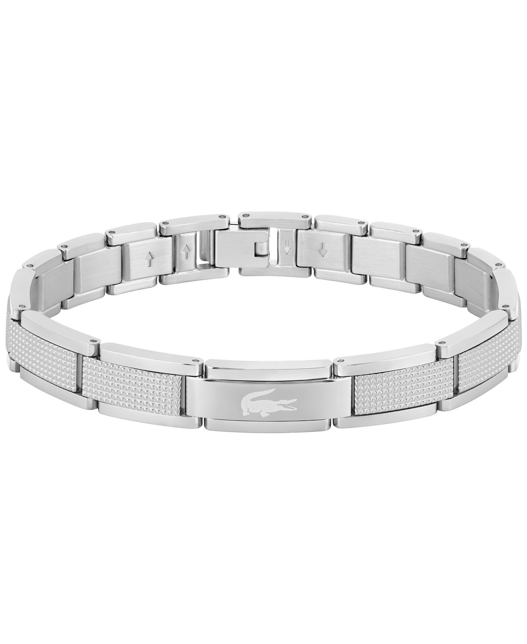 Lacoste Armband Schmuck Edelstahl Armschmuck Gliederarmband STENCIL