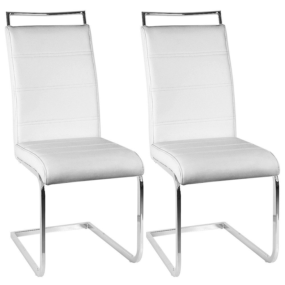 JEOBEST Freischwinger Schwingstuhl 2er Set Esszimmerstuhl Küchenstuhl Kunst günstig online kaufen