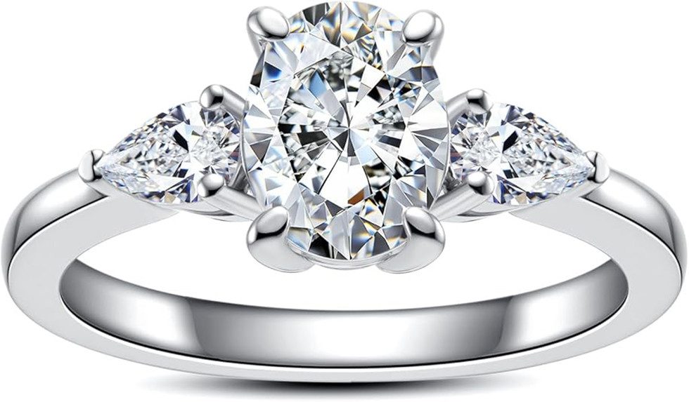 Jumpeak Diamantring 1,5 KaratDiamantrin,Trauring,Verlobungsring,Ringe für MännerundFrauen, geschenkfürfrau,Jubiläumsgeschenk,Valentinstagsgeschenk,freundgeschenk