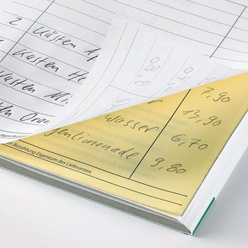 Sigel Formularblock sigel Formularbuch "Rechnung", A6, 2 x 40 Blatt, SD