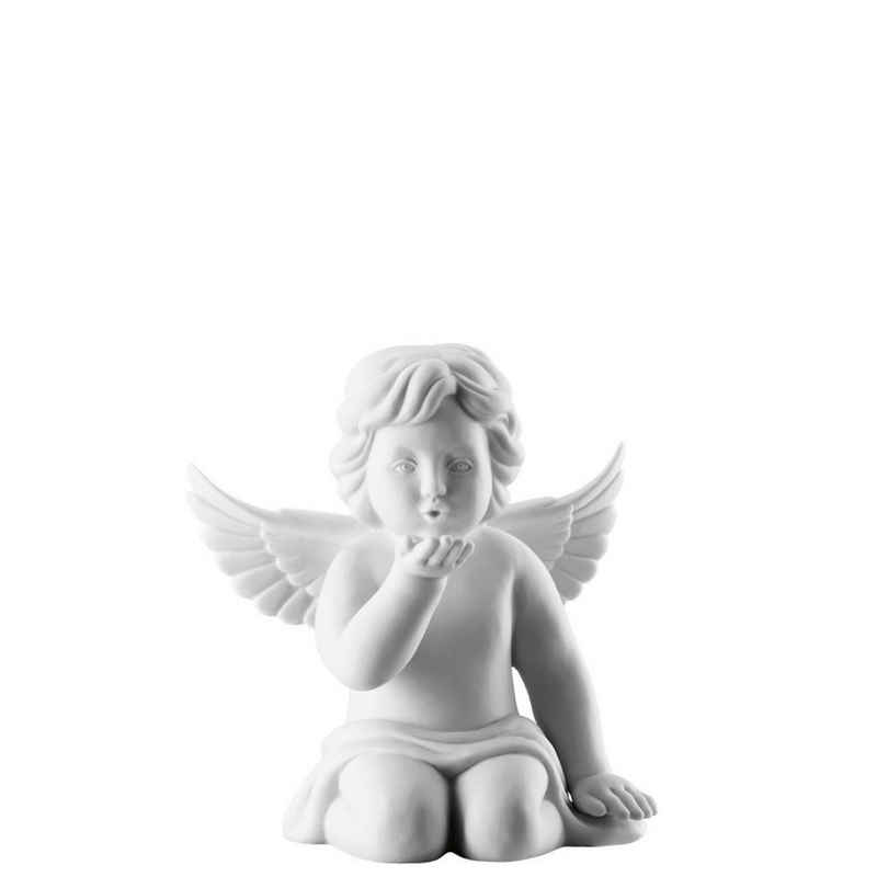 Rosenthal Engelfigur Engel groß Weiß matt Engel Handkuss 14 cm (1 St)