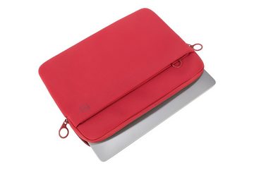Tucano Laptop-Hülle Top Neopren Hülle für MacBook Pro 13 Zoll / MacBook Air 13 Zoll, Rot 13 Zoll, MacBook Pro 13" (2016-2022) / MacBook Air 13" (2018-2022)