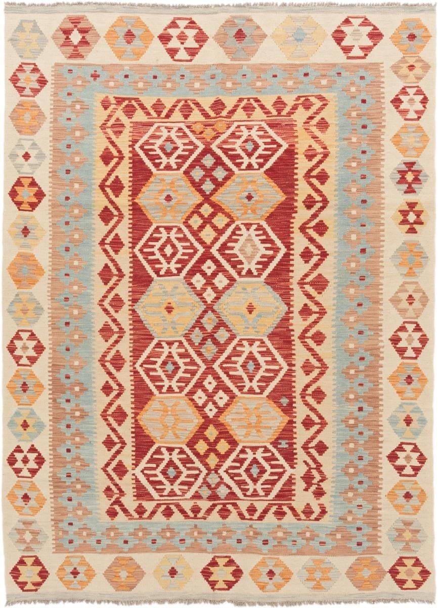 Orientteppich Afghan 3 rechteckig, 175x240 Orientteppich, mm Handgewebter Kelim Nain Höhe: Trading,