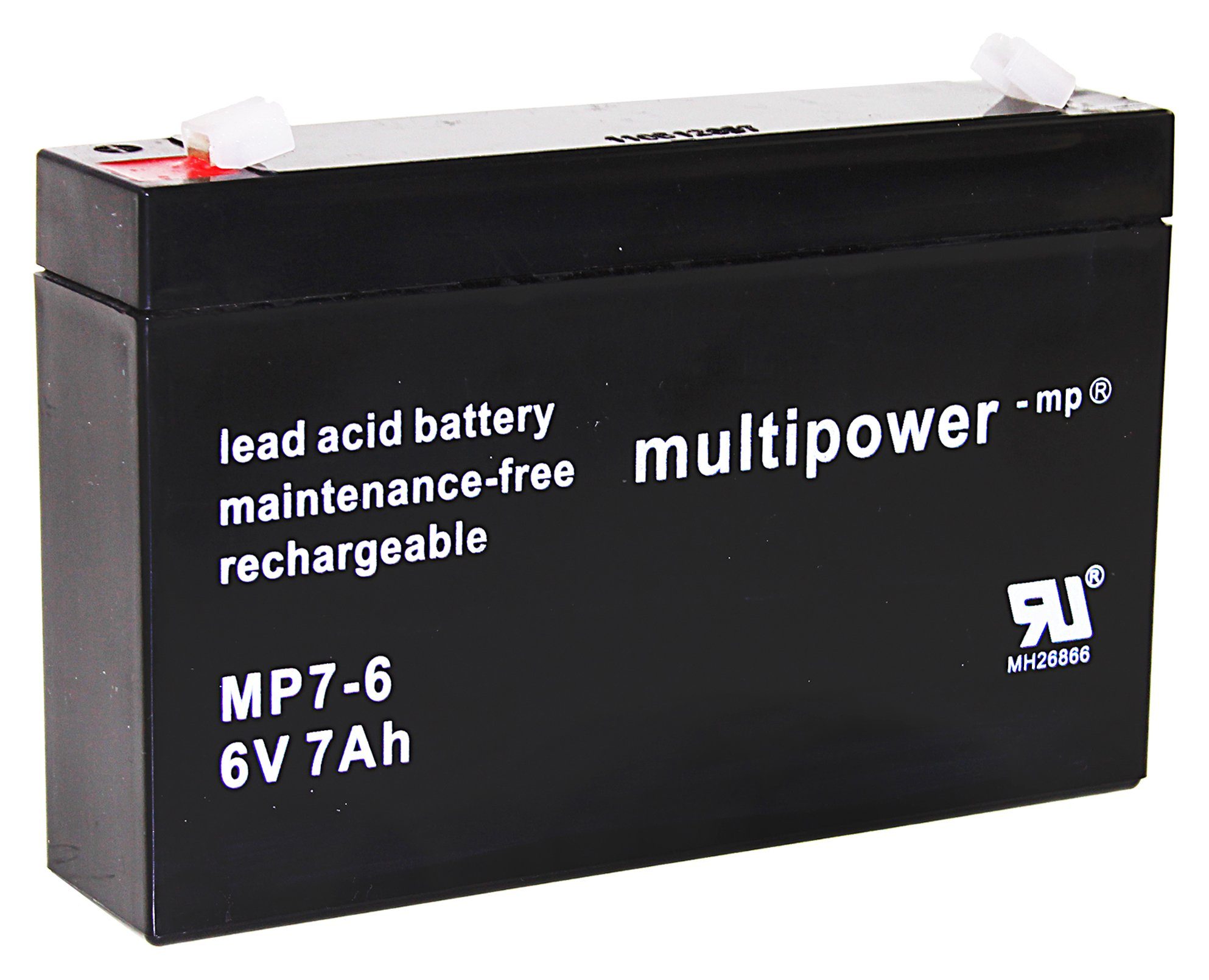 Multipower Multipower Blei-Akku MP7-6 Pb 6V / 7Ah Faston 4,8 Bleiakkus