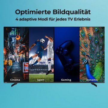 Toshiba 65QA5D63DG/2 QLED-Fernseher (164 cm/65 Zoll, 4K Ultra HD, Android TV, Smart TV, HDR Dolby Vision, Triple-Tuner, Bluetooth, Sound by Onkyo)