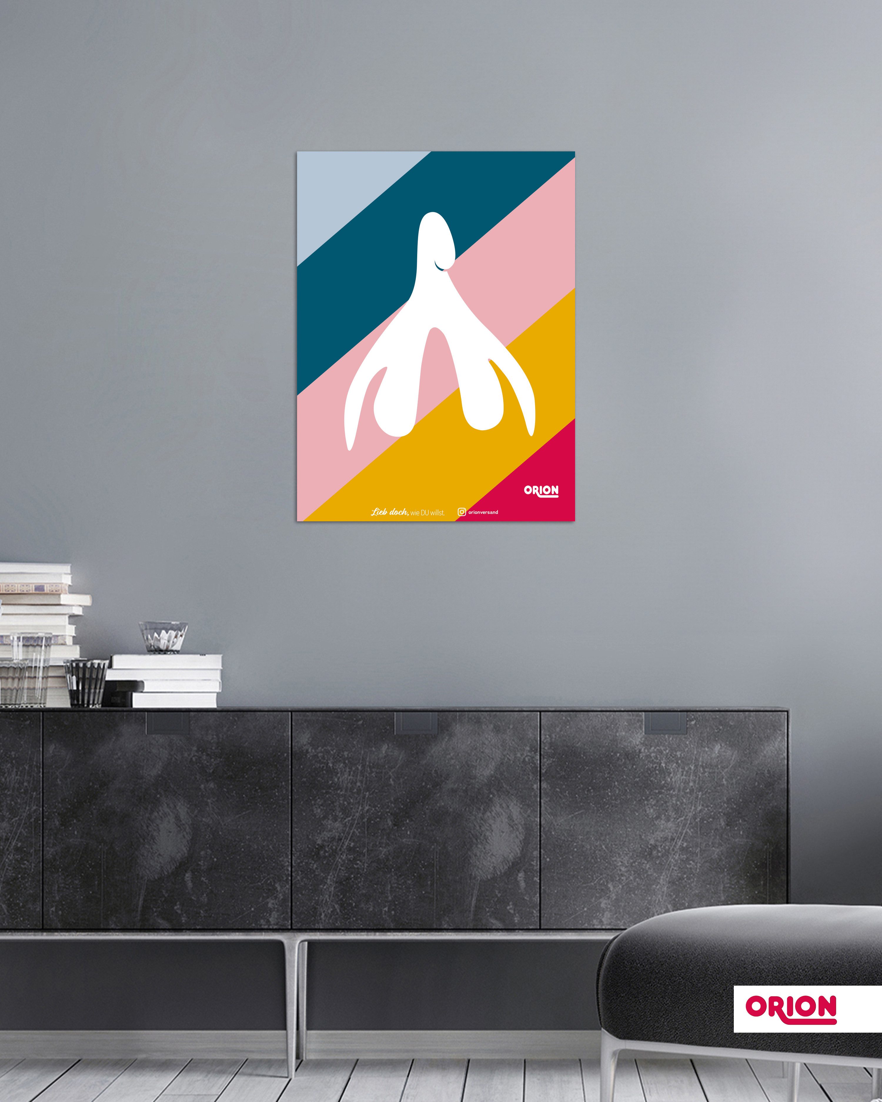 Close Up Poster Klitoris Poster by ORION 30 x 40 cm