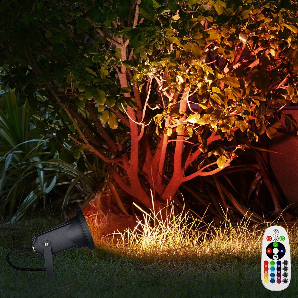 etc-shop LED Gartenstrahler, Leuchtmittel inklusive, Warmweiß, günstig online kaufen