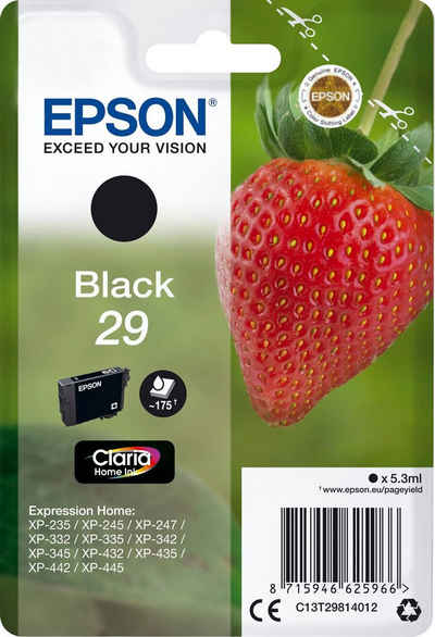 Epson 29 Tintenpatrone (original Druckerpatrone 29 schwarz T2981)