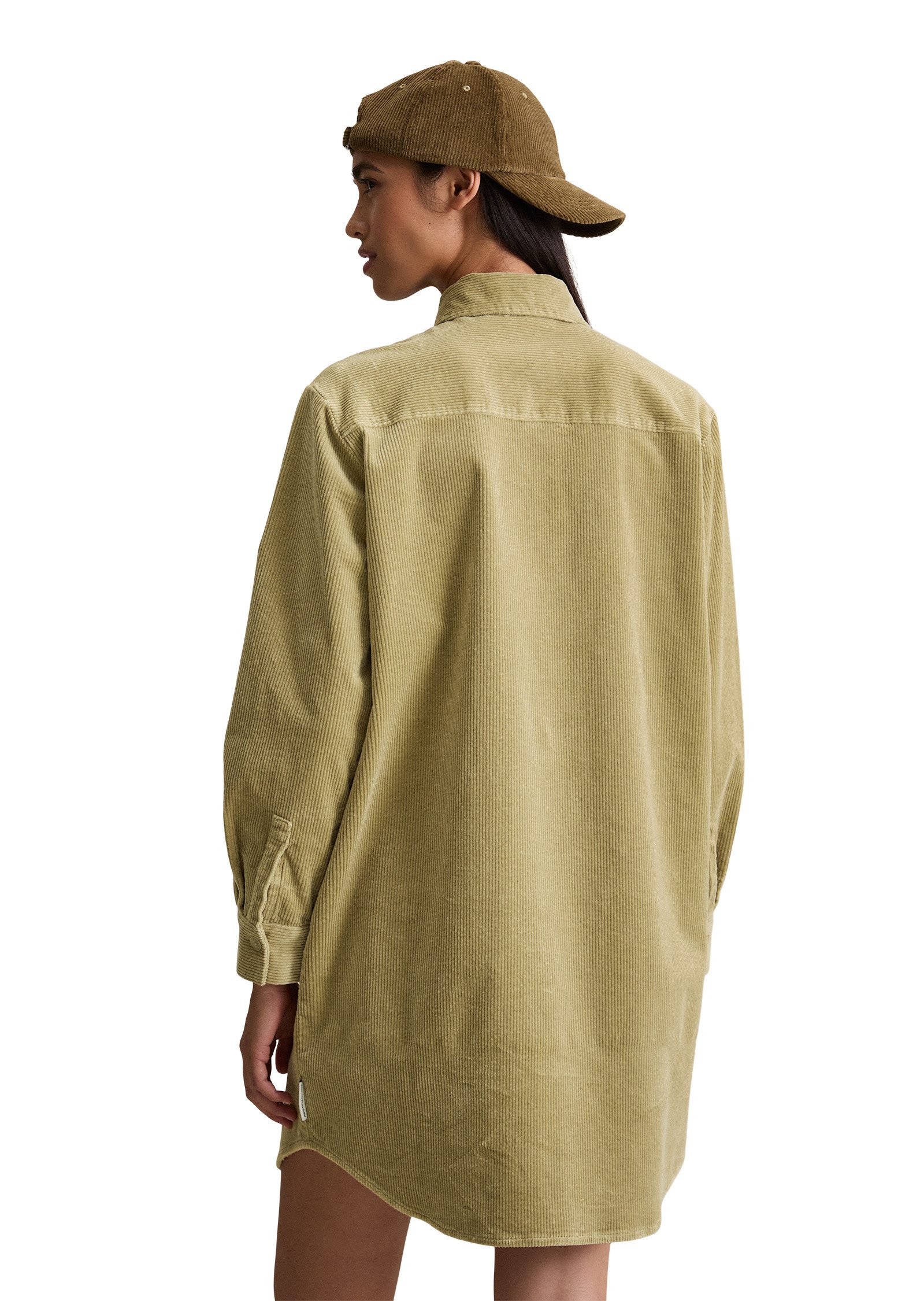Marc O'Polo DENIM Hemdblusenkleid aus Organic Cotton Stretch