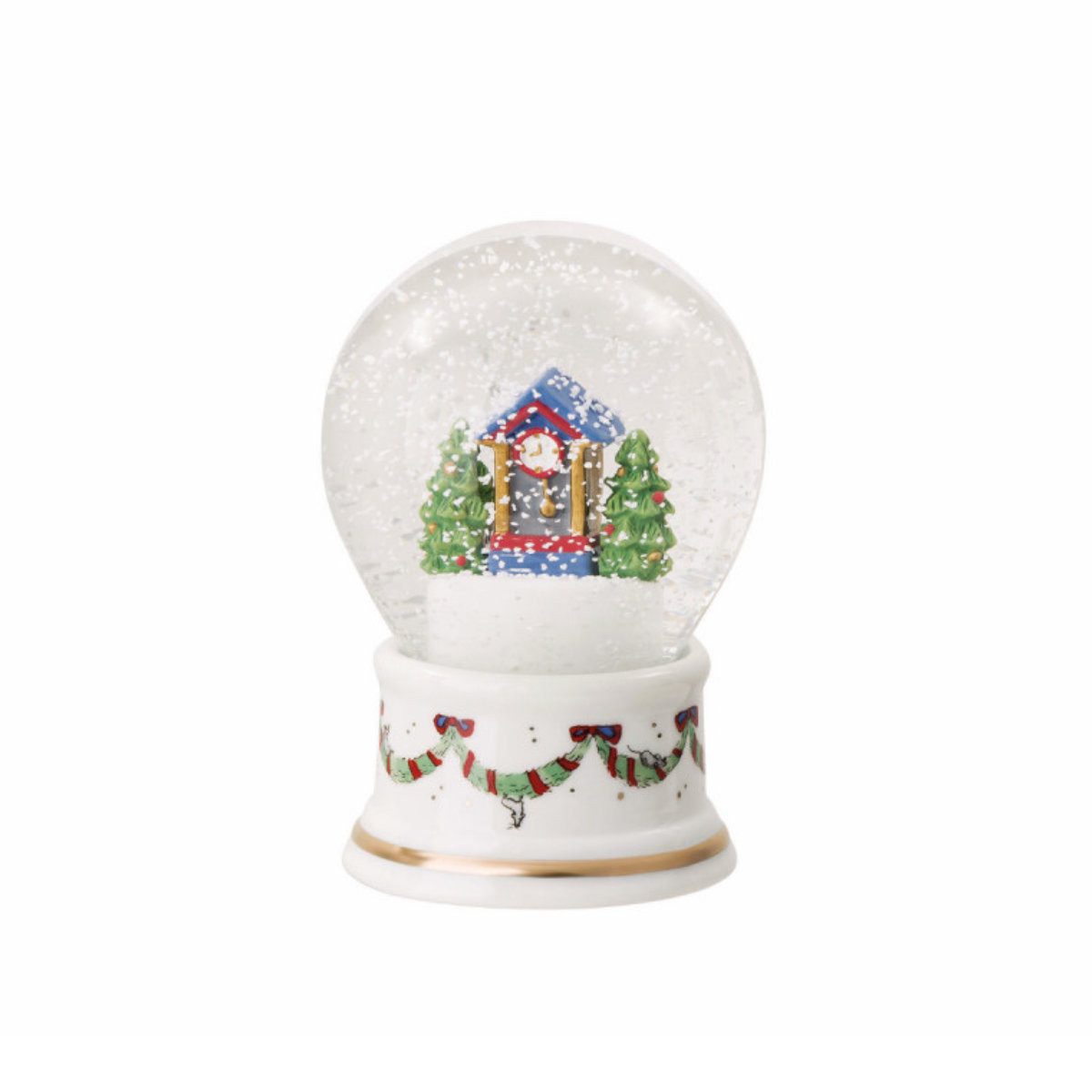 Hutschenreuther Schneekugel Jahresartikel Weihnachten 2026 Weihnachtsdekoration, Jahreskugel, Weihnachtsbaumkugel, Christbaumkugel h: 12 cm