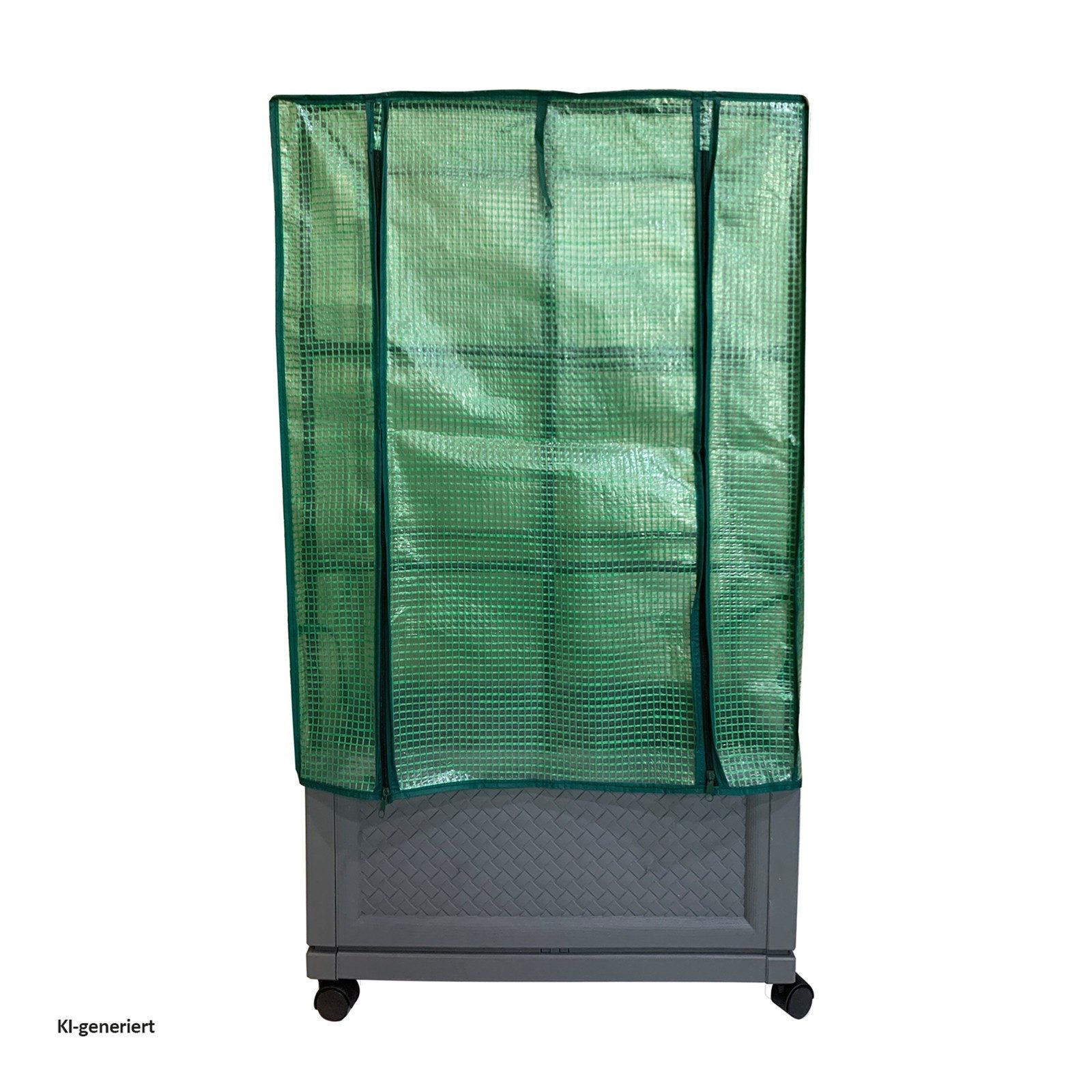 HTI-Living Gewächshaus Gewächshaus 60x30x106 cm mit Rollen, Stück, 1 Gewächshaus, Frühbeet Pflanzkasten