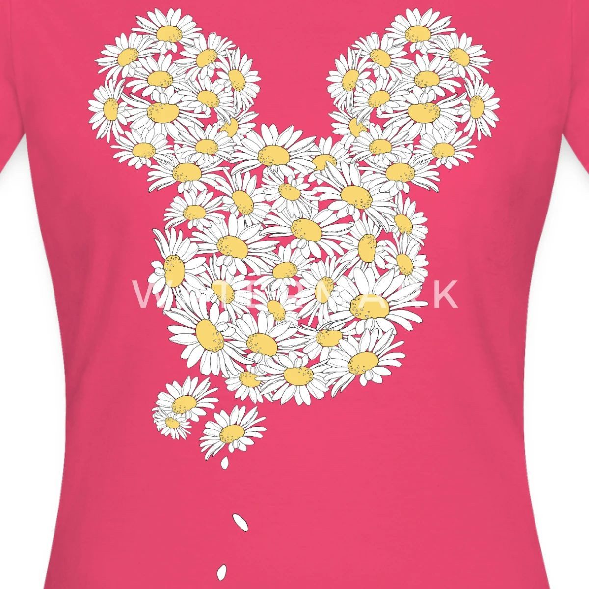 Spreadshirt T-Shirt Mickey & Minnie Mickey Mouse Aus Gänseblümchen Frauen T günstig online kaufen